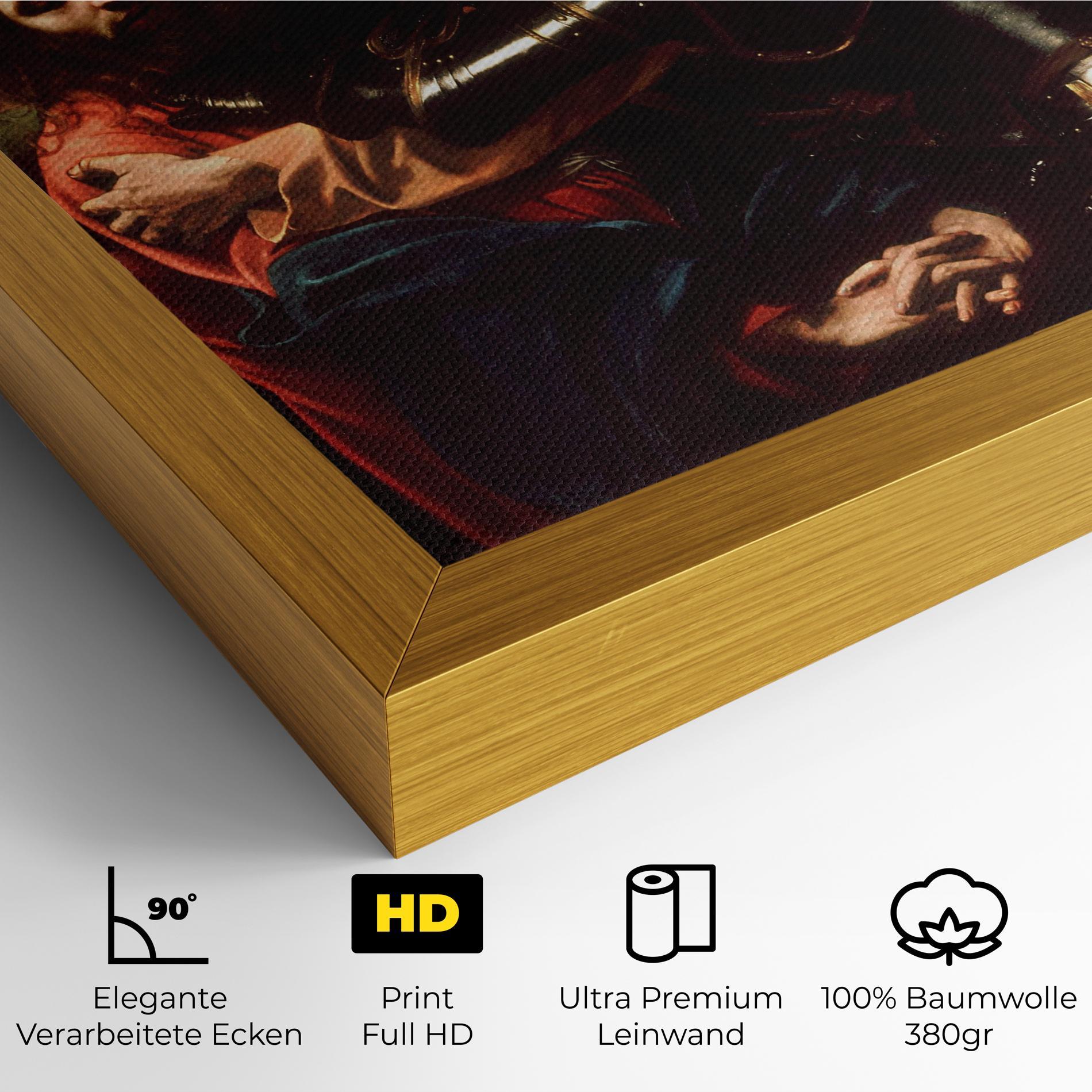 Leinwandbild The Taking Of Christ mockup 4