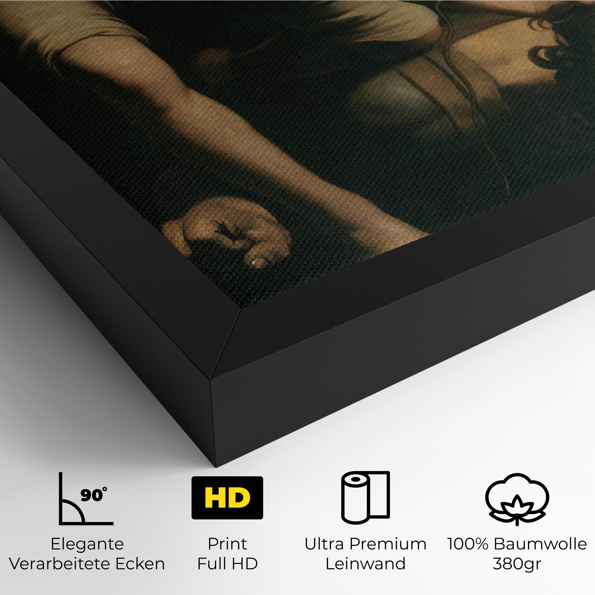 Leinwandbild David And Goliath mockup 4