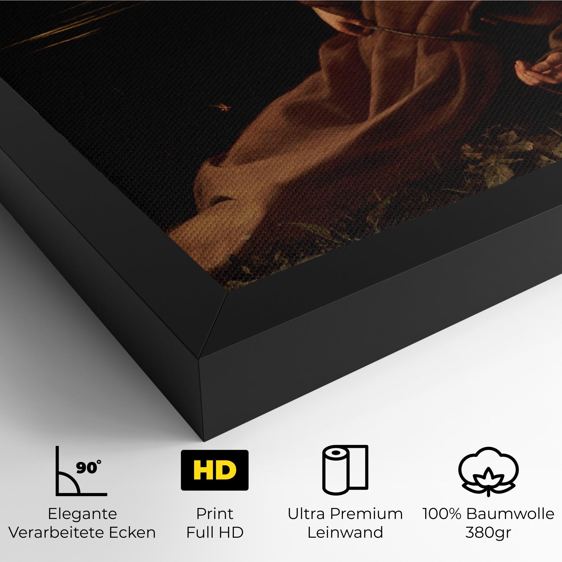 Leinwandbild Francis Of Assisi In Ecstasy mockup 4