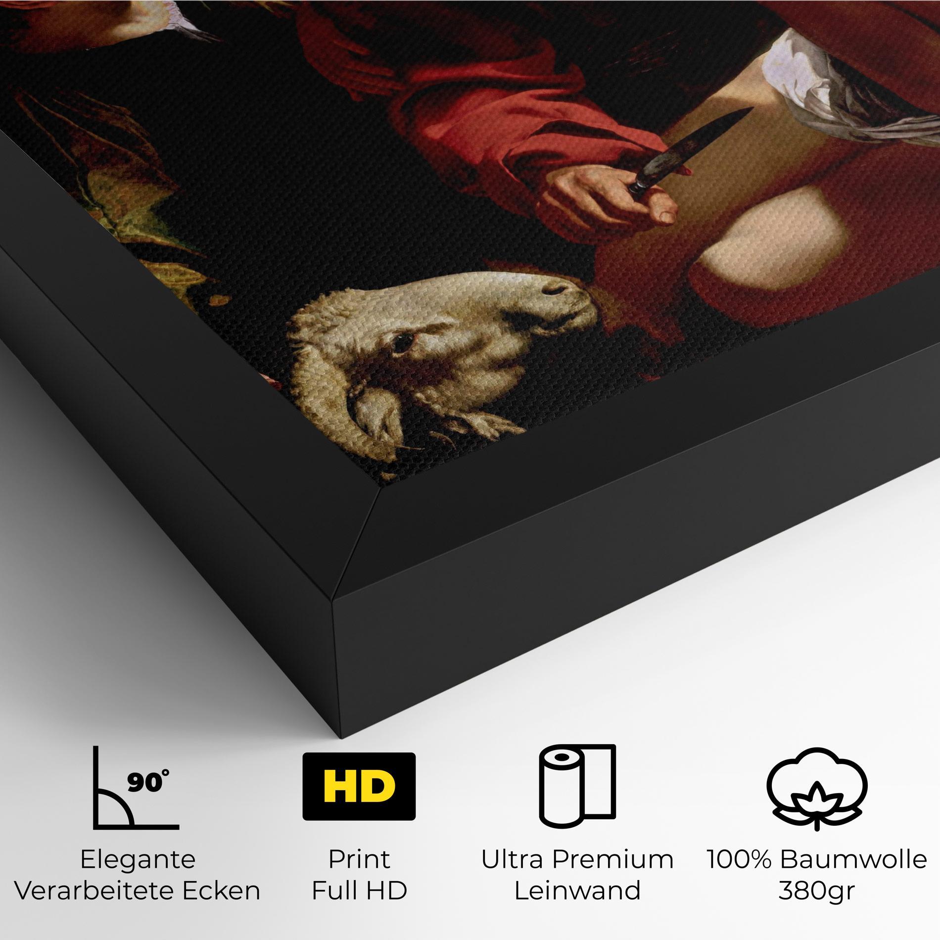 Leinwandbild Sacrifice Of Isaac mockup 4