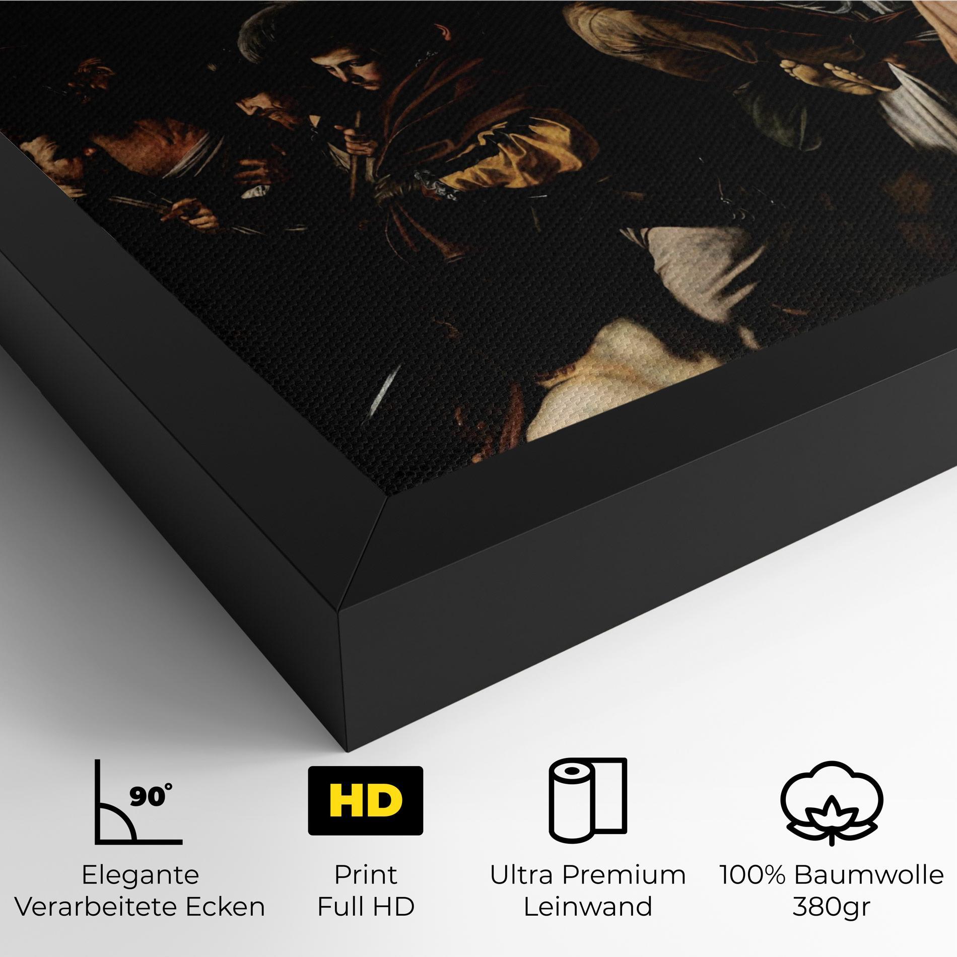 Leinwandbild Sette Opere Di Misericordia mockup 4