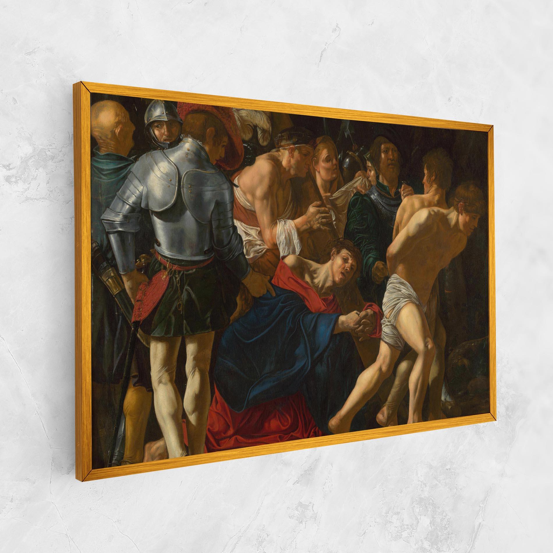 Leinwandbild Fall Of Christ Calvary mockup 1