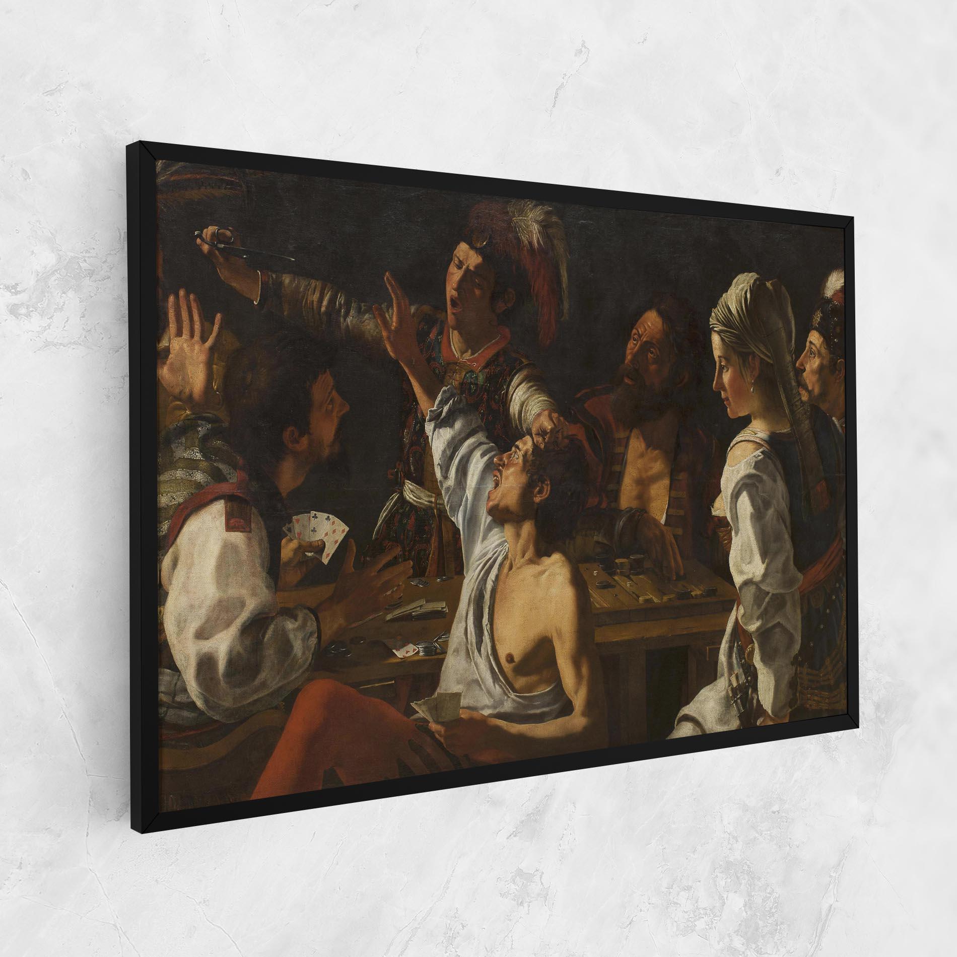 Leinwandbild Rombouts Backgammon mockup 1