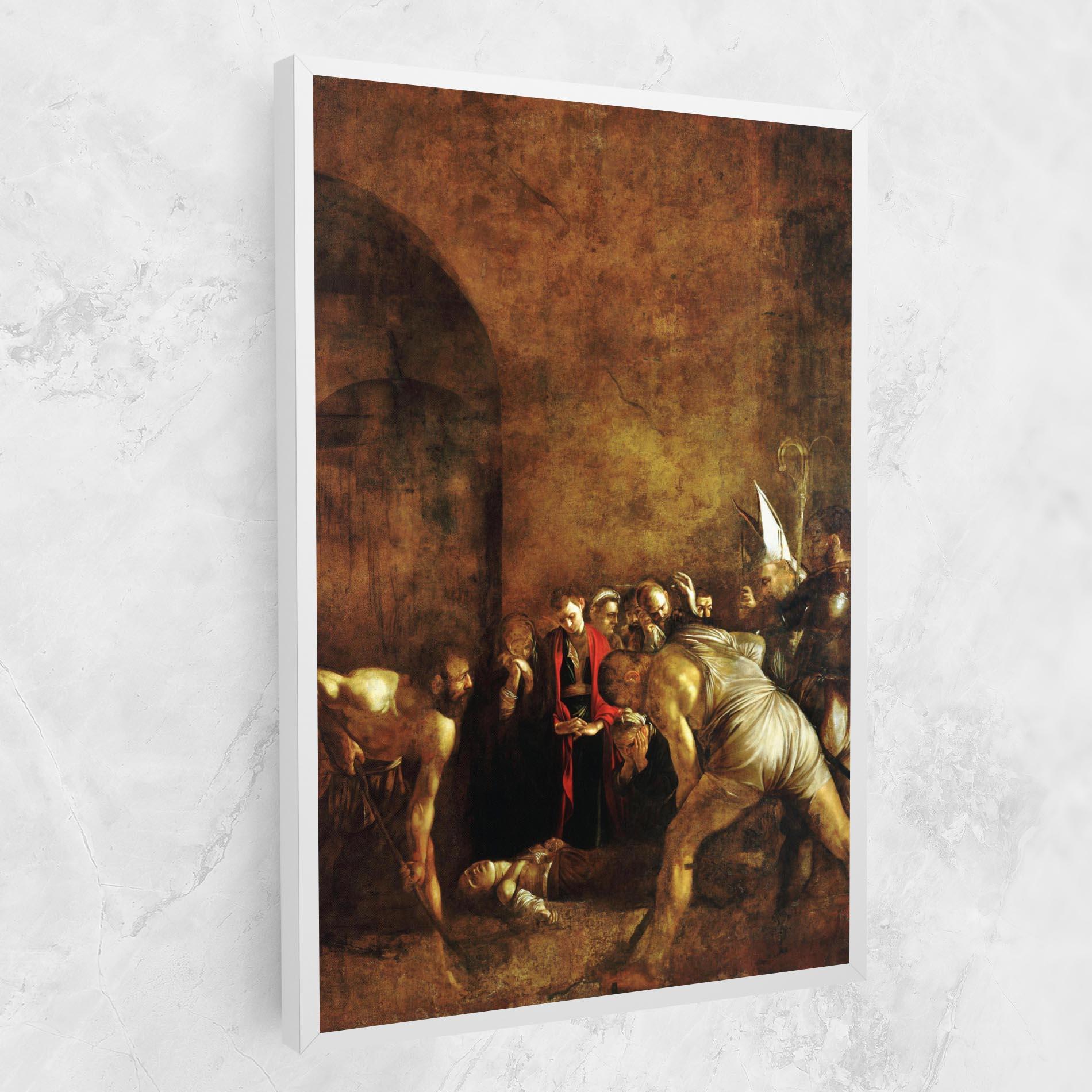Leinwandbild Burial Of Saint Lucy mockup 1