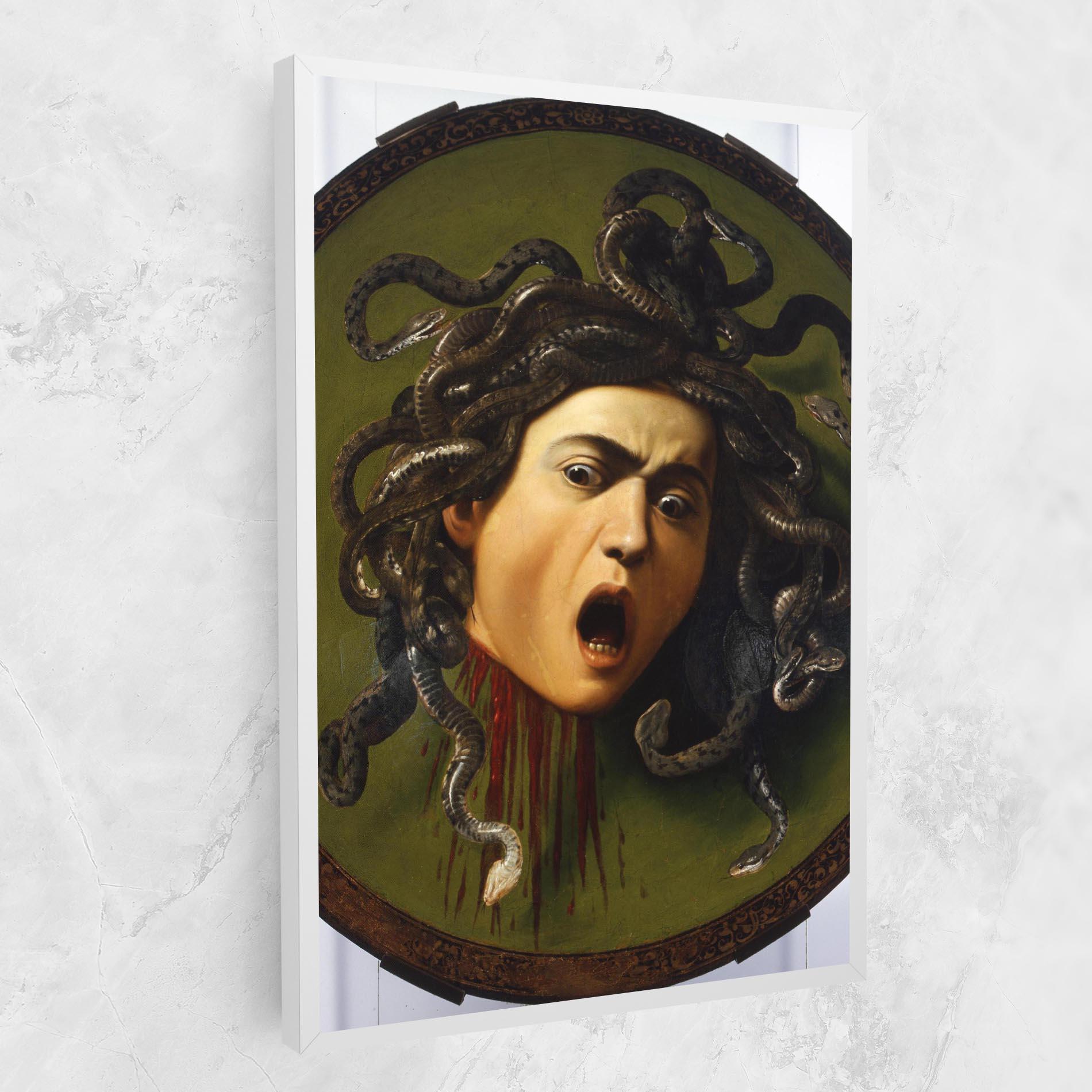 Leinwandbild Caravaggio Medusa mockup 1