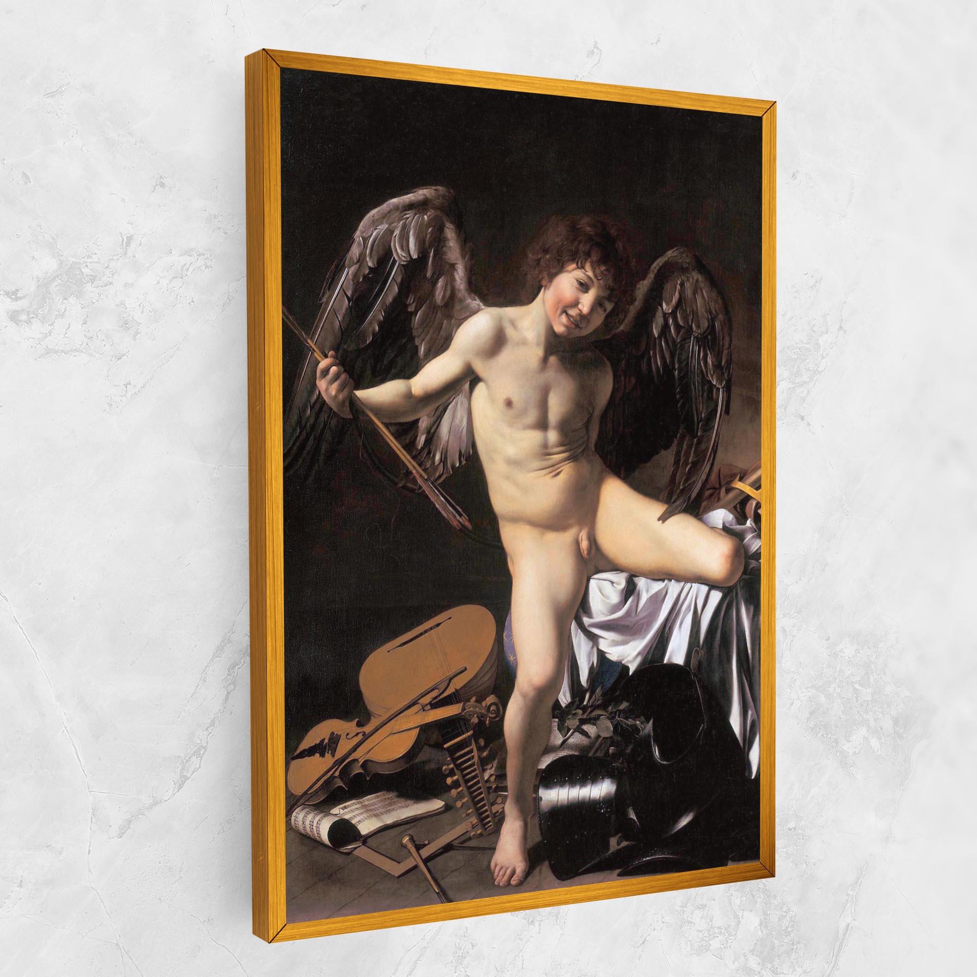 Leinwandbild Amor Vincet Omnia mockup 1