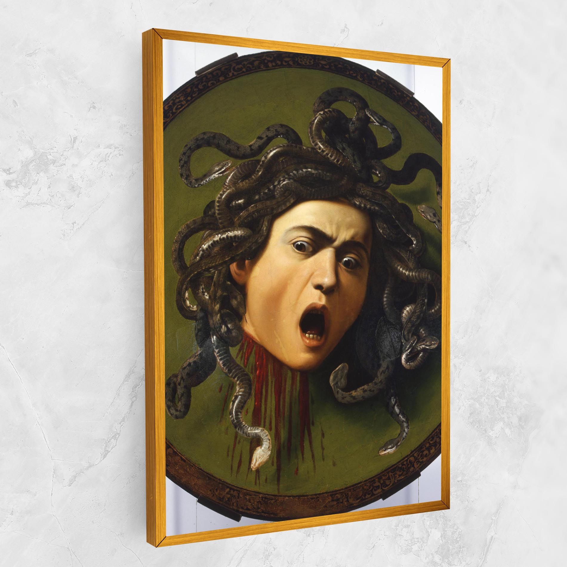 Caravaggio Medusa mockup 1
