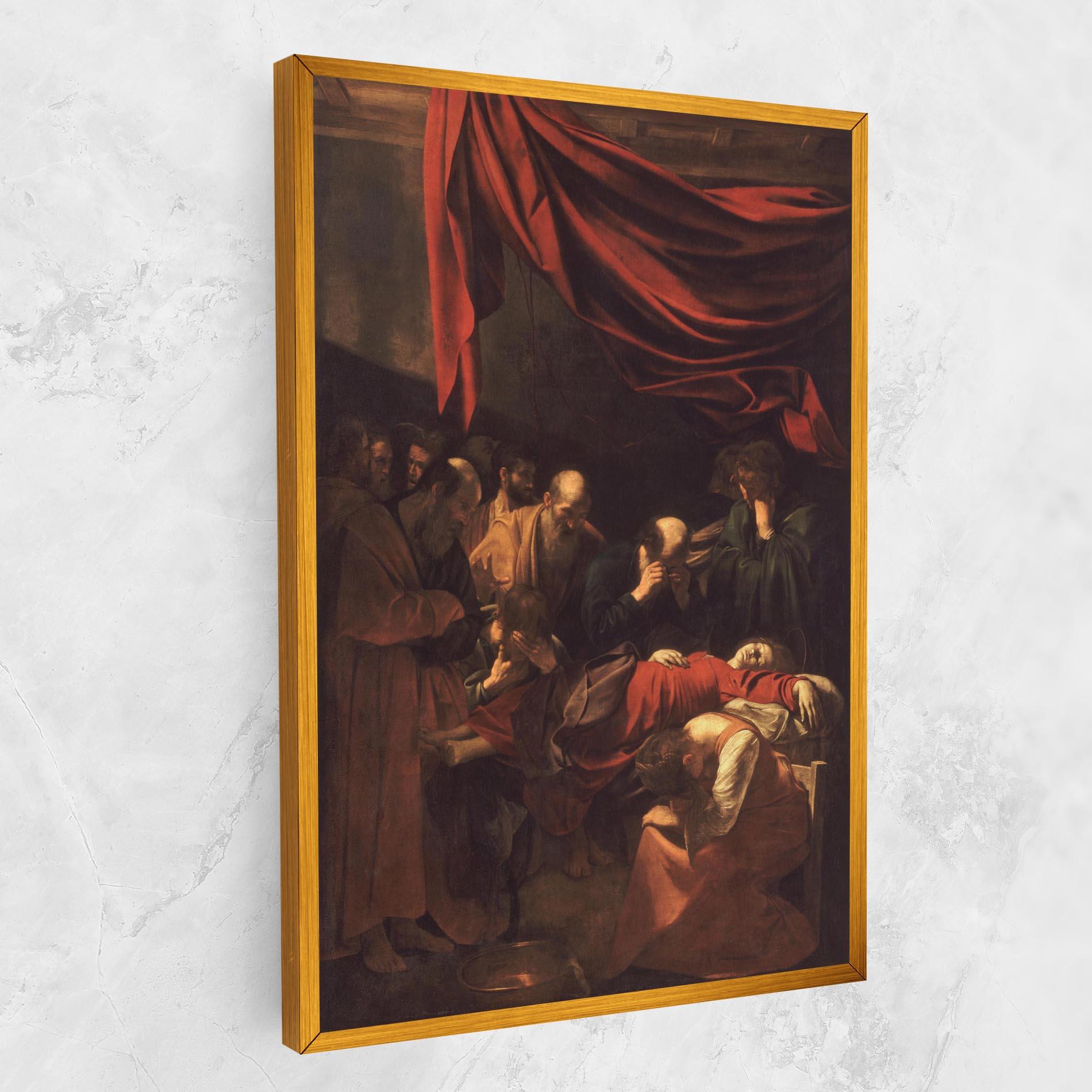 Leinwandbild Death Of The Virgin mockup 1