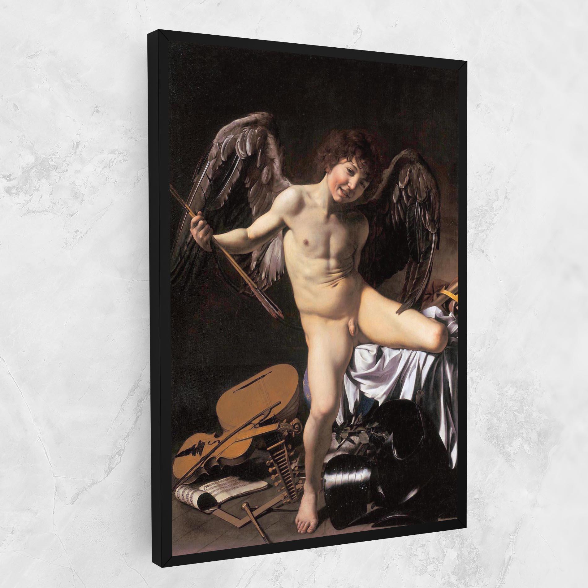 Leinwandbild Amor Vincet Omnia mockup 1