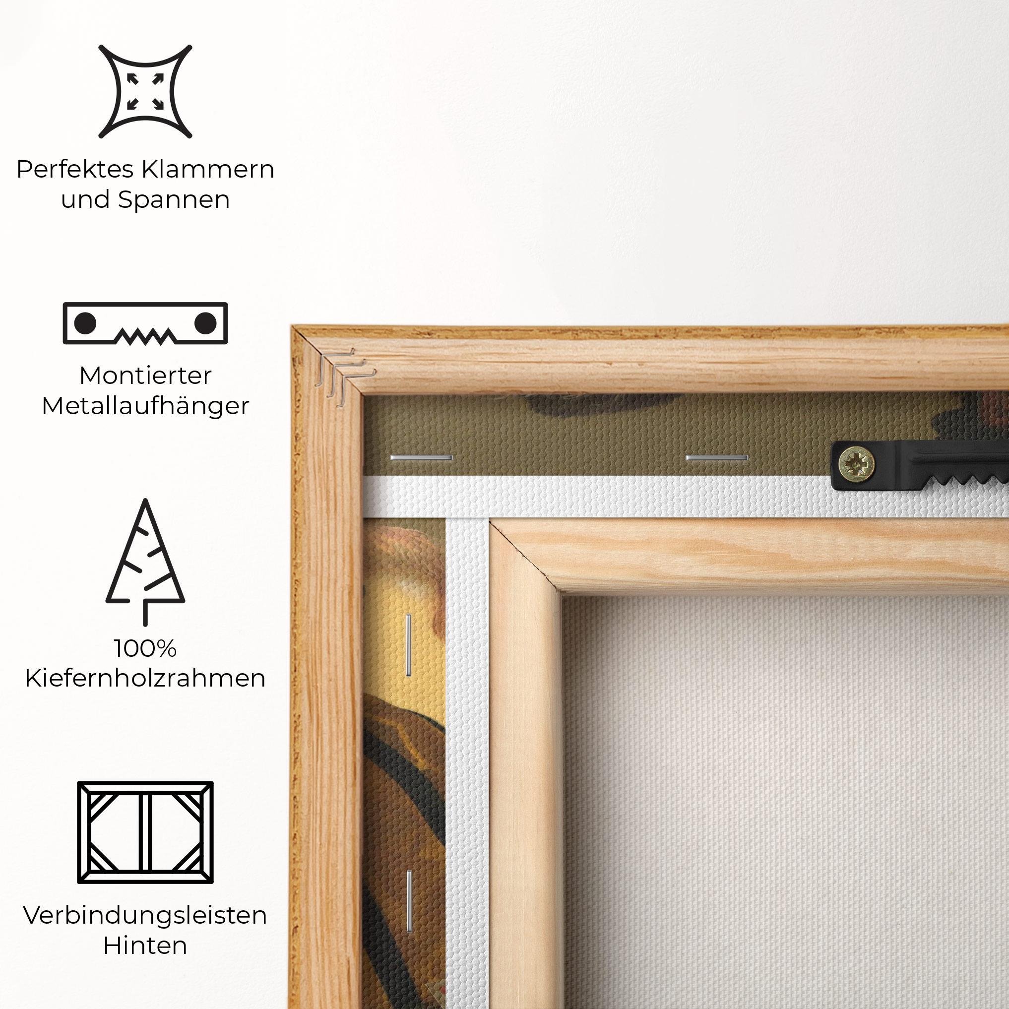 Leinwandbild Caravaggio The Cardsharps mockup 5