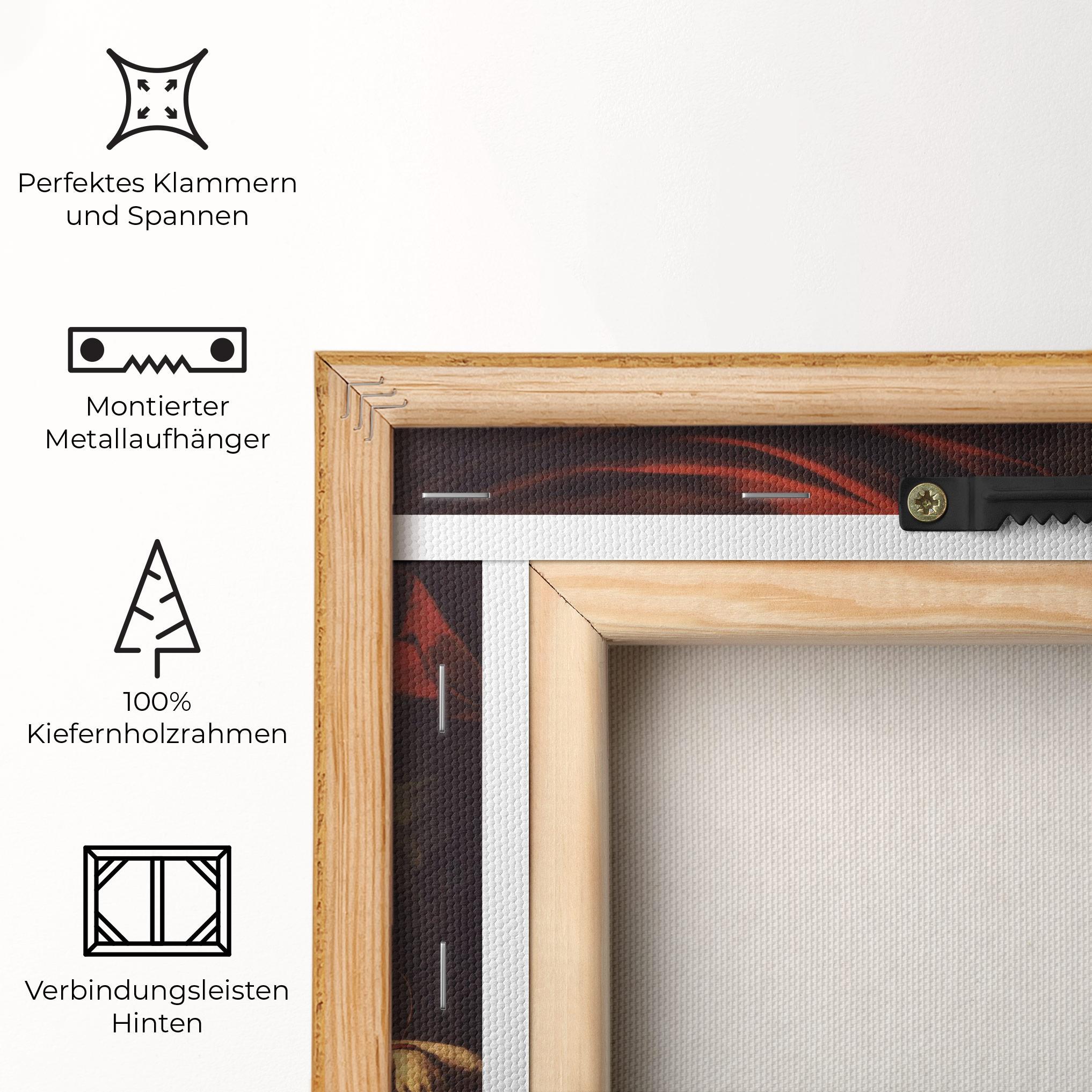 Leinwandbild Death Of The Virgin mockup 5