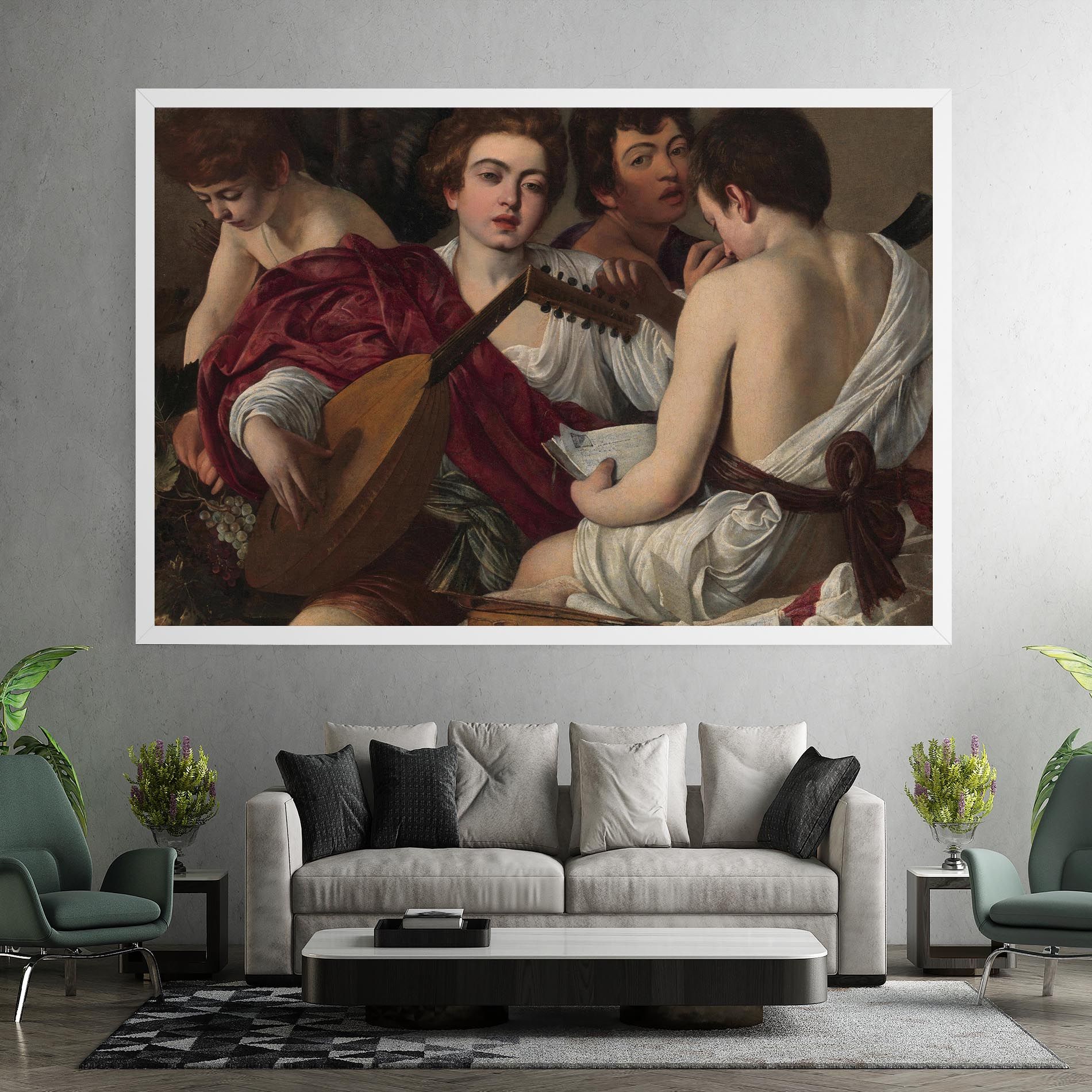 Caravaggio Musici mockup 7