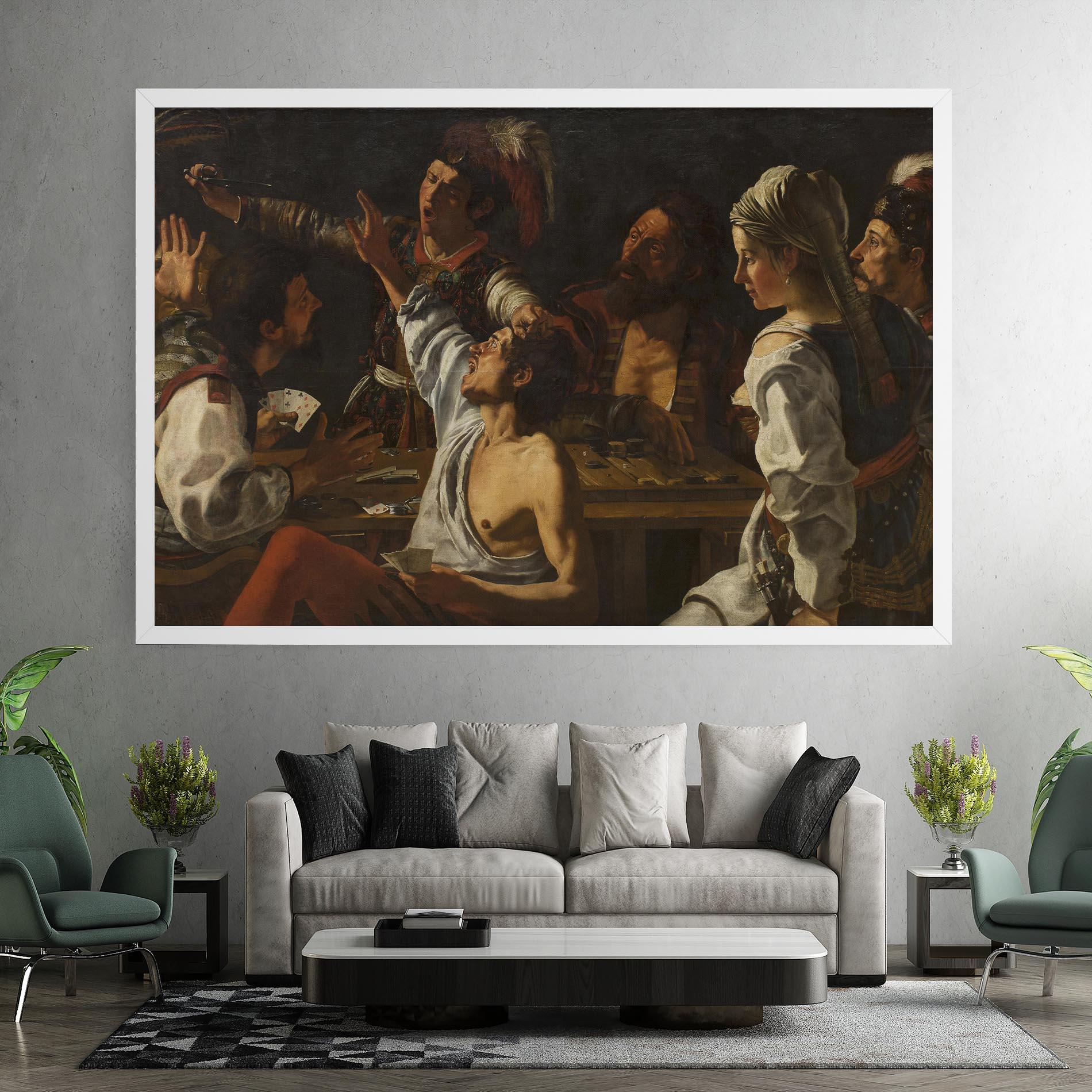 Leinwandbild Rombouts Backgammon mockup 7