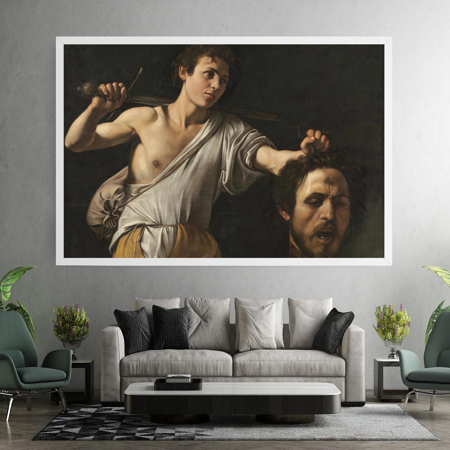 Leinwandbild The Head Of Goliath mockup 7