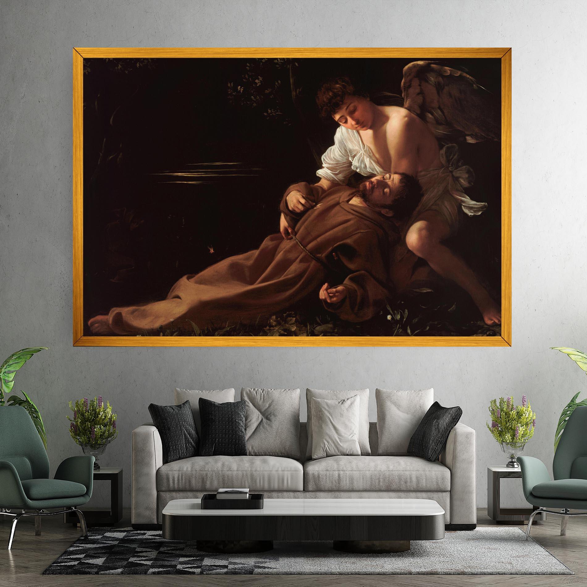 Leinwandbild Francis Of Assisi In Ecstasy mockup 7