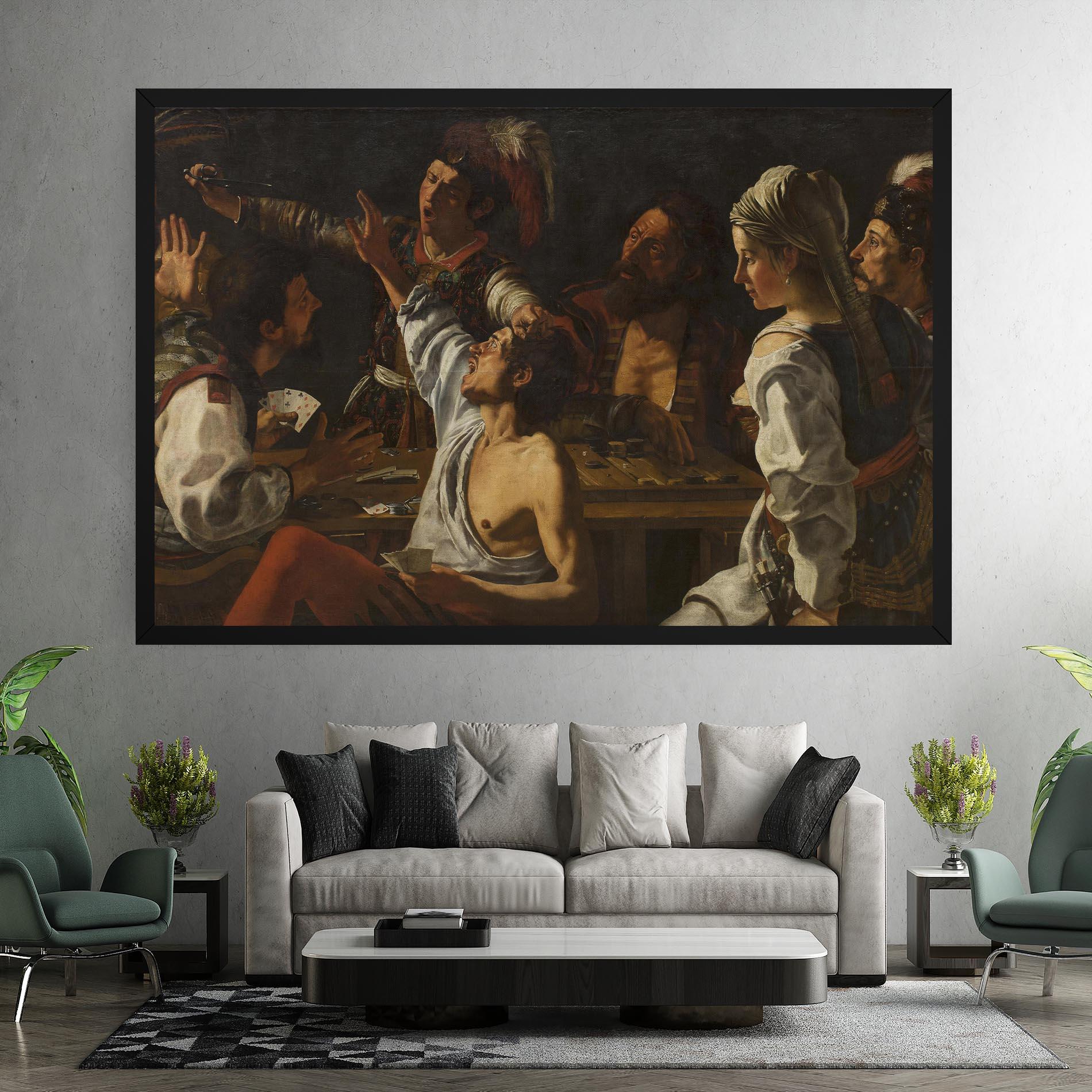 Leinwandbild Rombouts Backgammon mockup 7