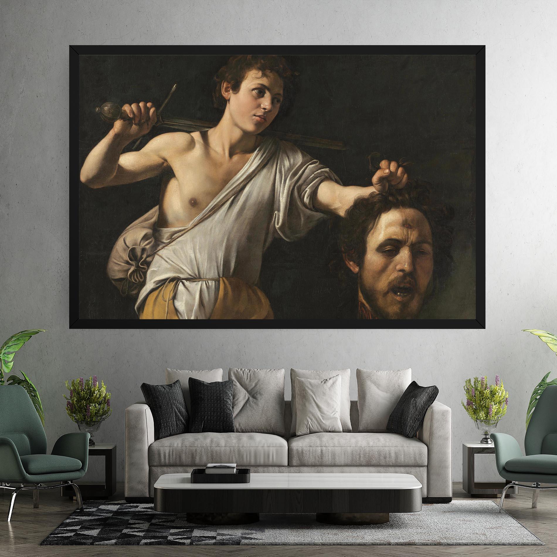 Leinwandbild The Head Of Goliath mockup 7