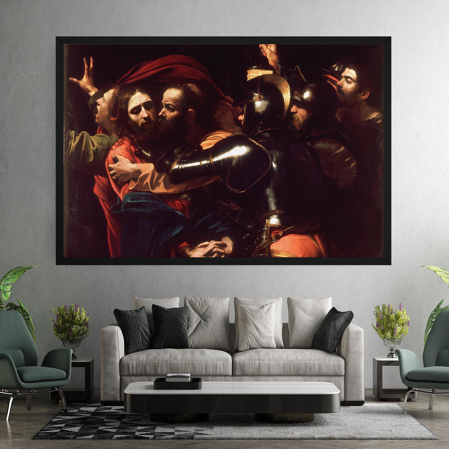 Leinwandbild The Taking Of Christ mockup 7