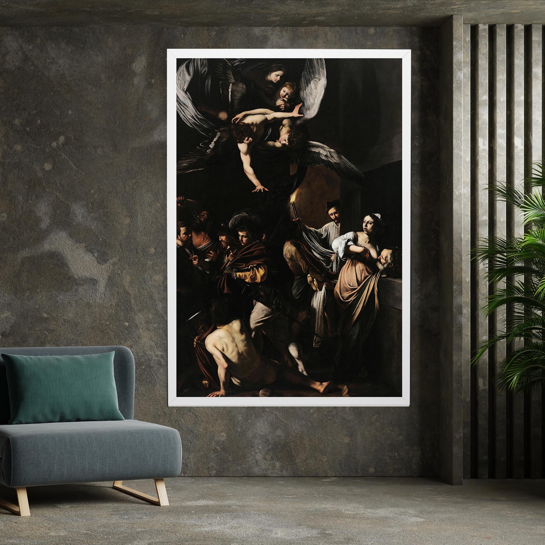 Leinwandbild Sette Opere Di Misericordia mockup 7