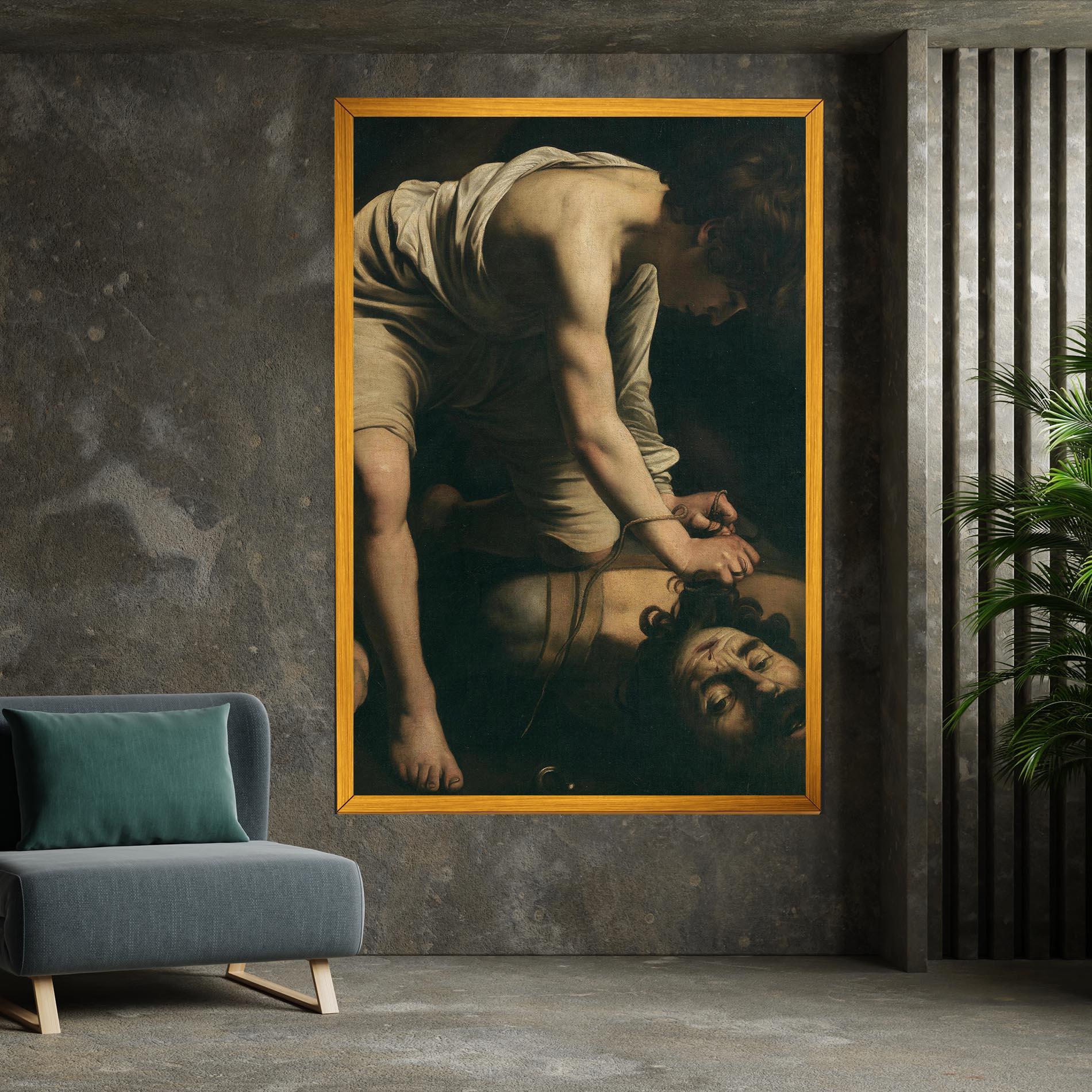 Leinwandbild David And Goliath mockup 7