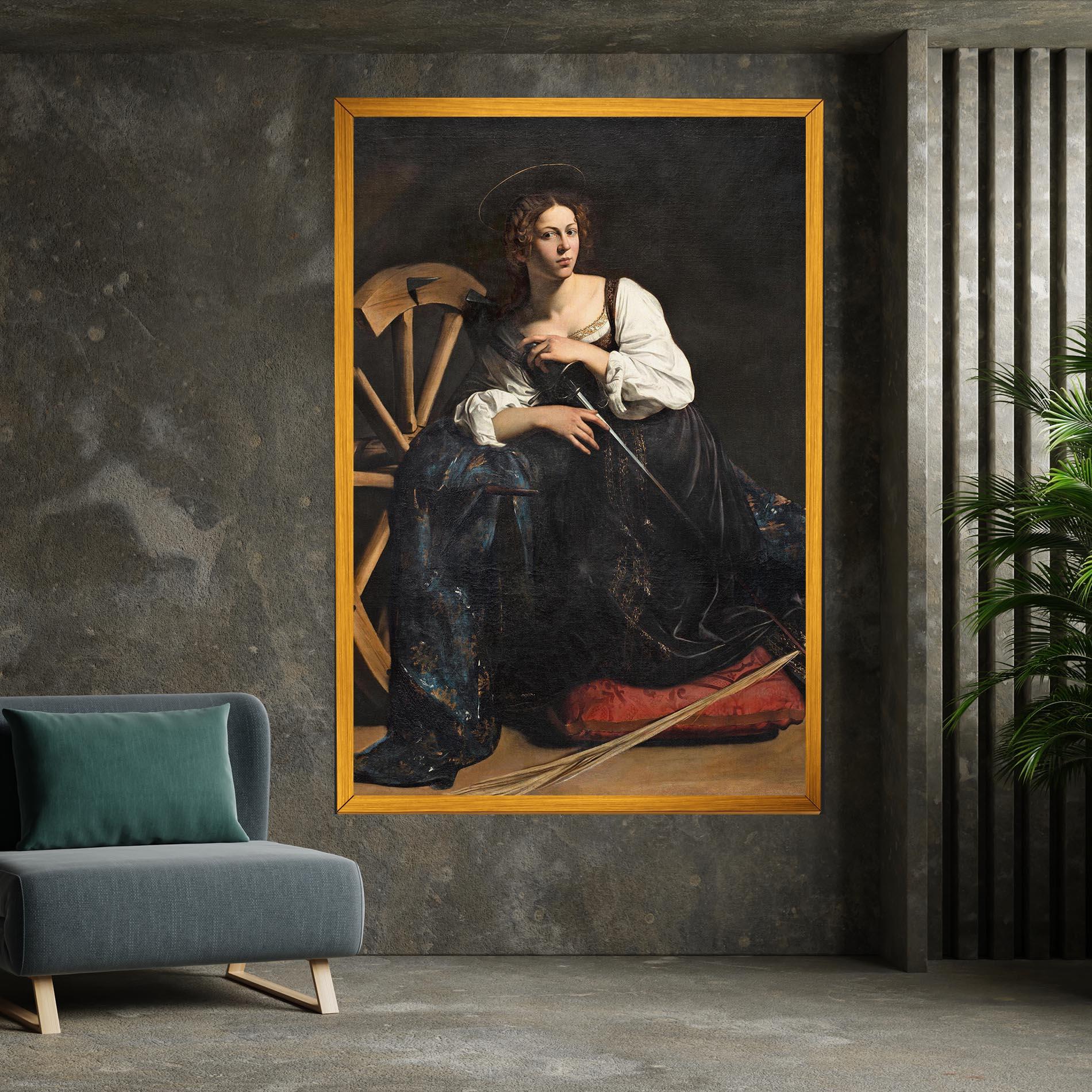 Leinwandbild Saint Catherine Of Alexandria mockup 7
