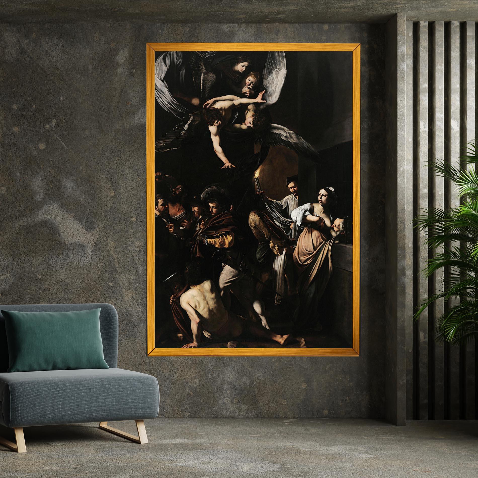 Leinwandbild Sette Opere Di Misericordia mockup 7