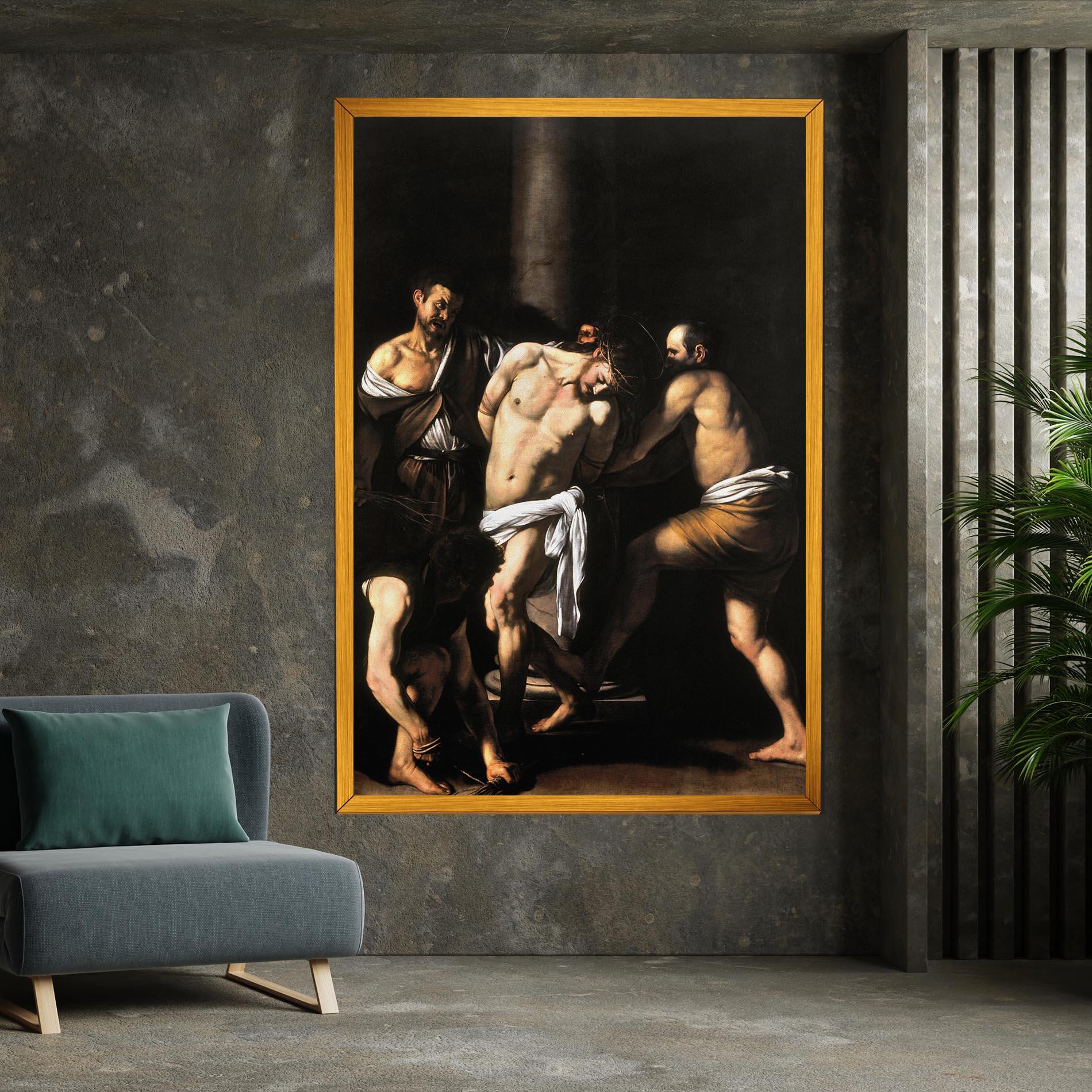 Leinwandbild The Flagellation Of Christ mockup 7