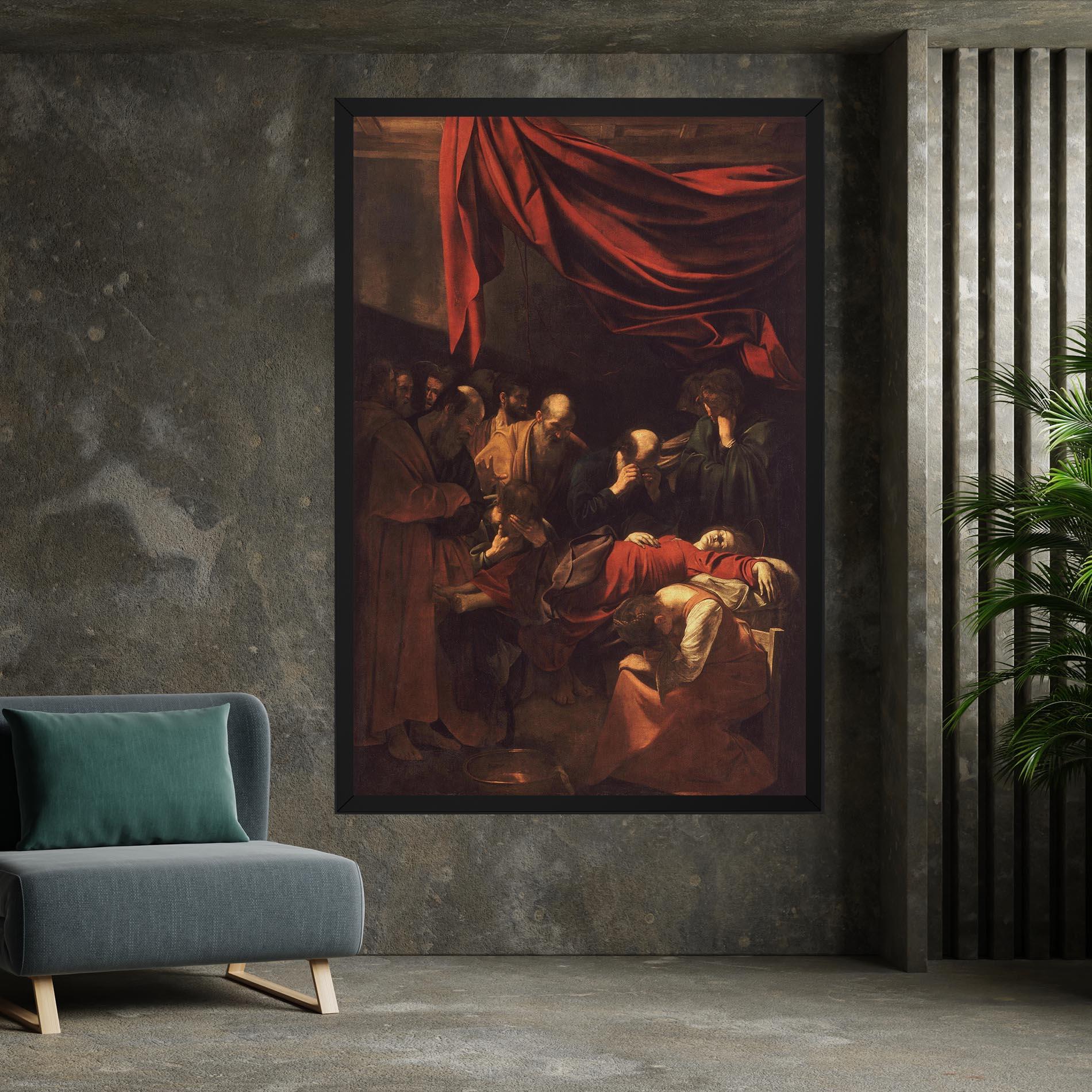 Leinwandbild Death Of The Virgin mockup 7