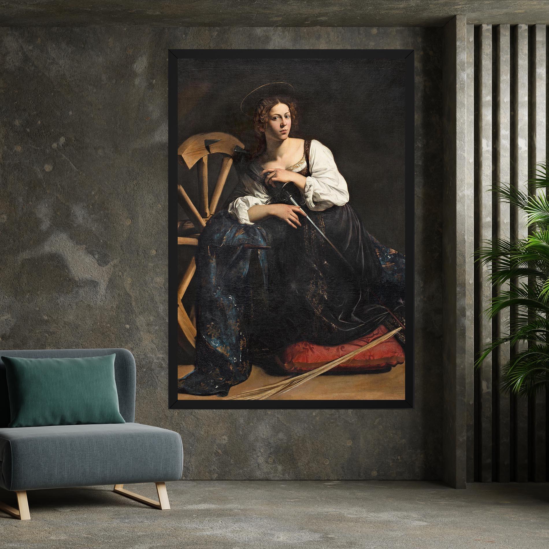 Leinwandbild Saint Catherine Of Alexandria mockup 7