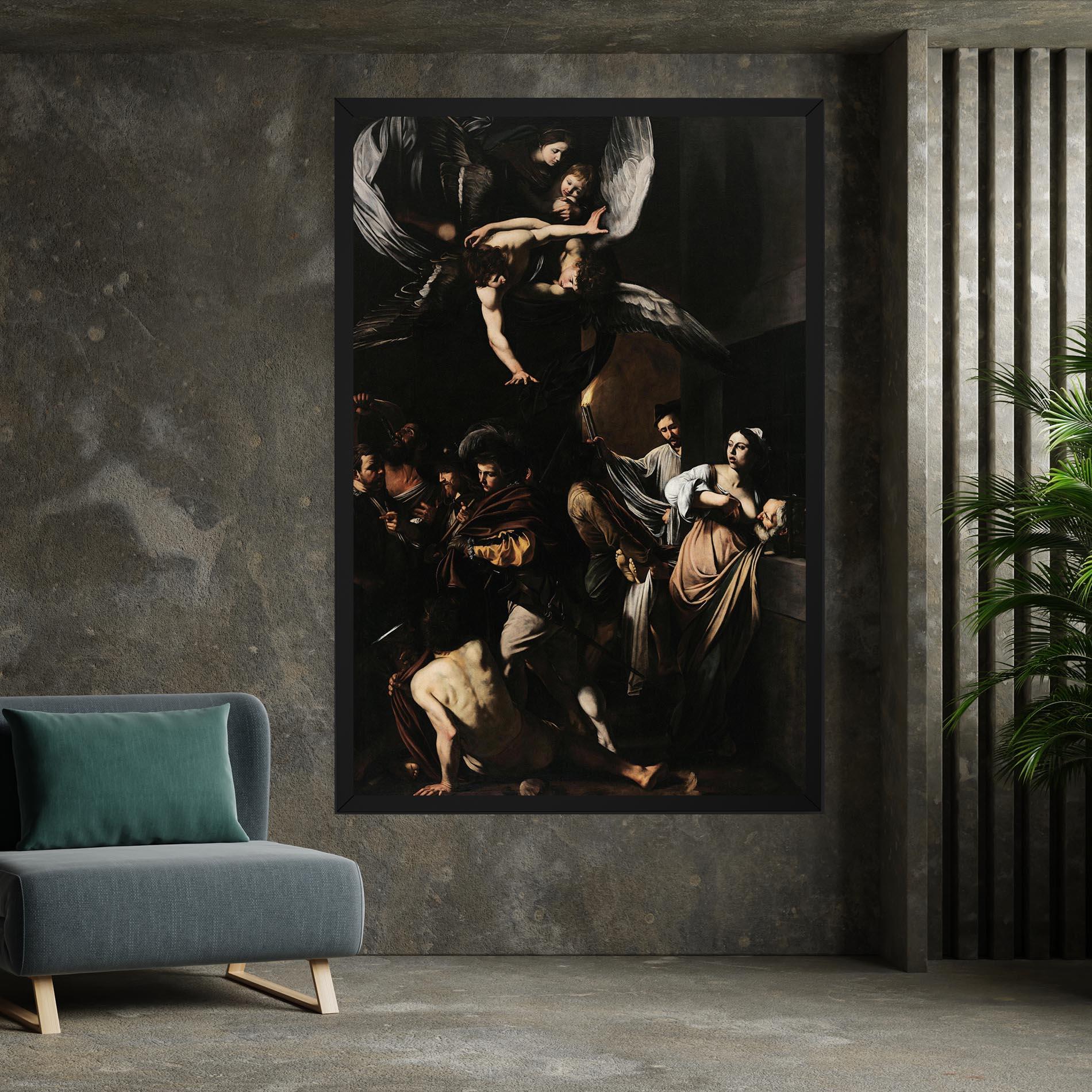 Leinwandbild Sette Opere Di Misericordia mockup 7