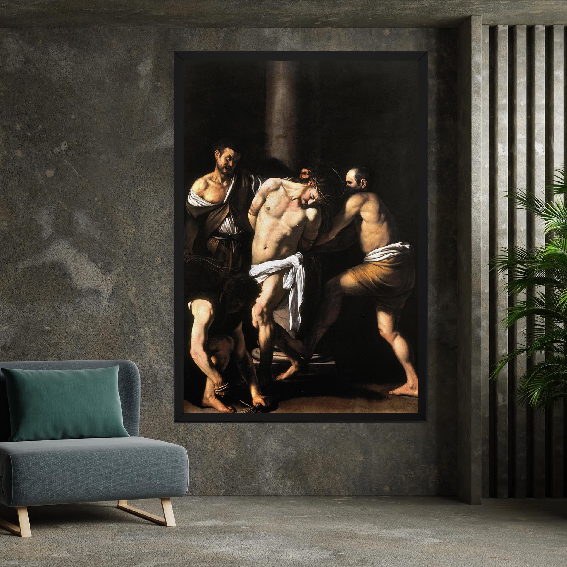 Leinwandbild The Flagellation Of Christ mockup 7