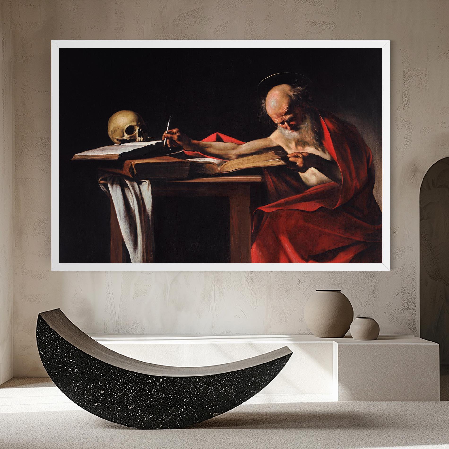 Leinwandbild Saint Jerome Writing mockup 8