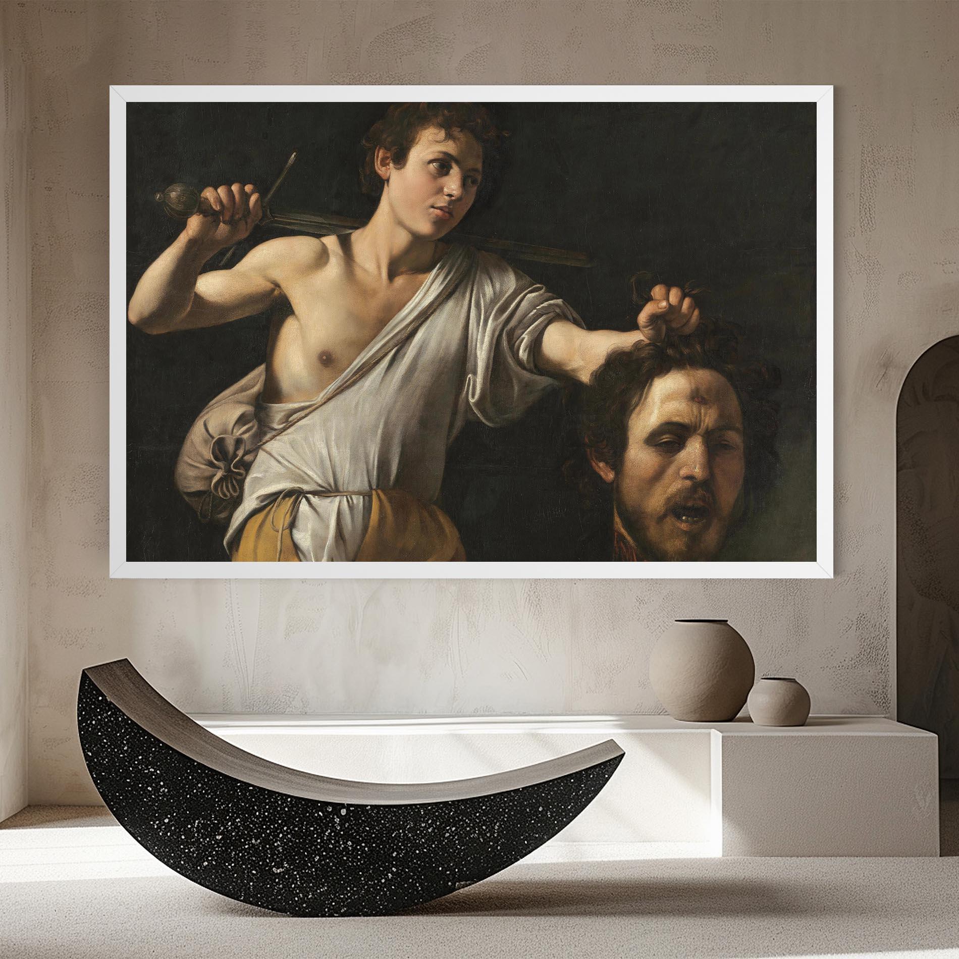 Leinwandbild The Head Of Goliath mockup 8