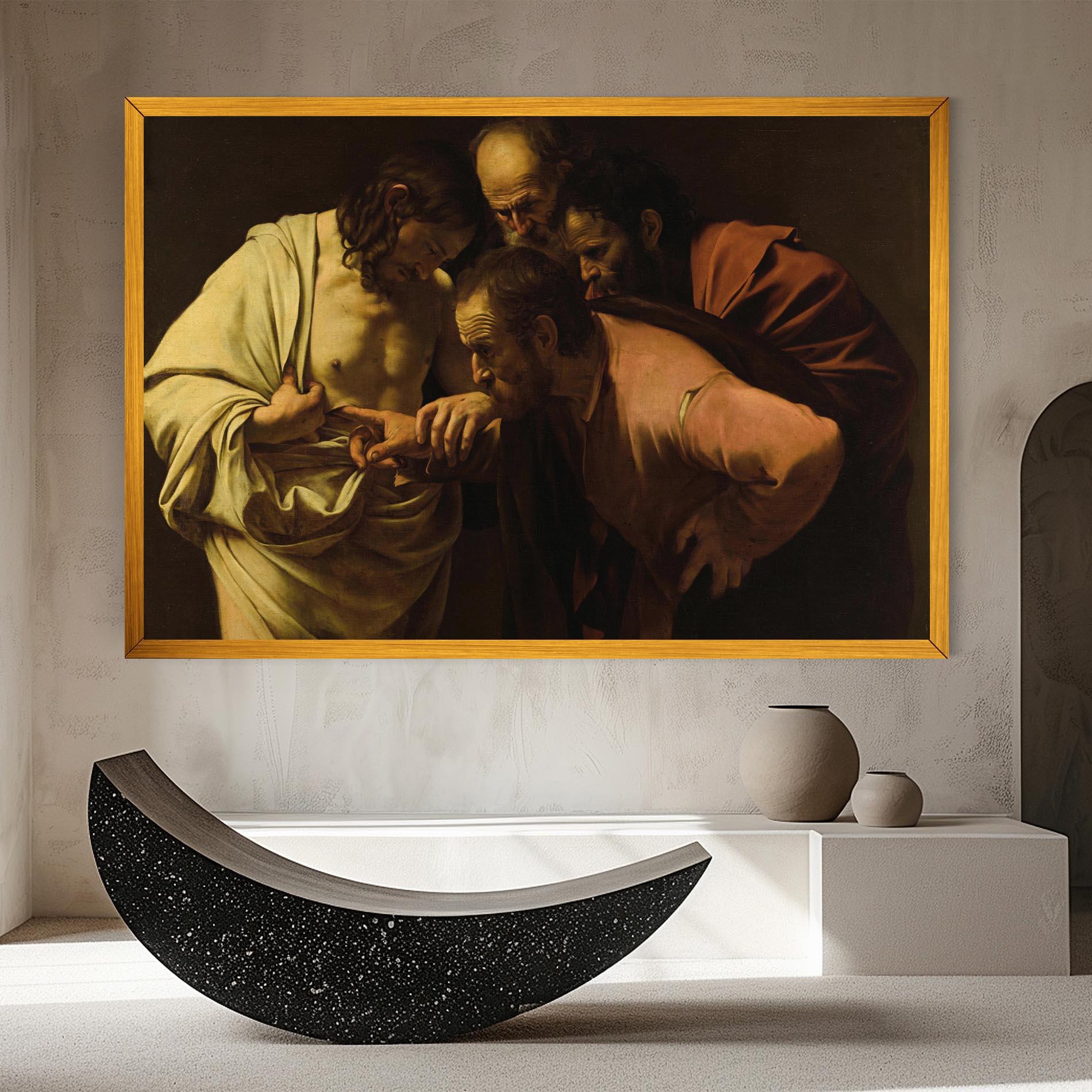 Leinwandbild Der Unglaubige Thomas mockup 8