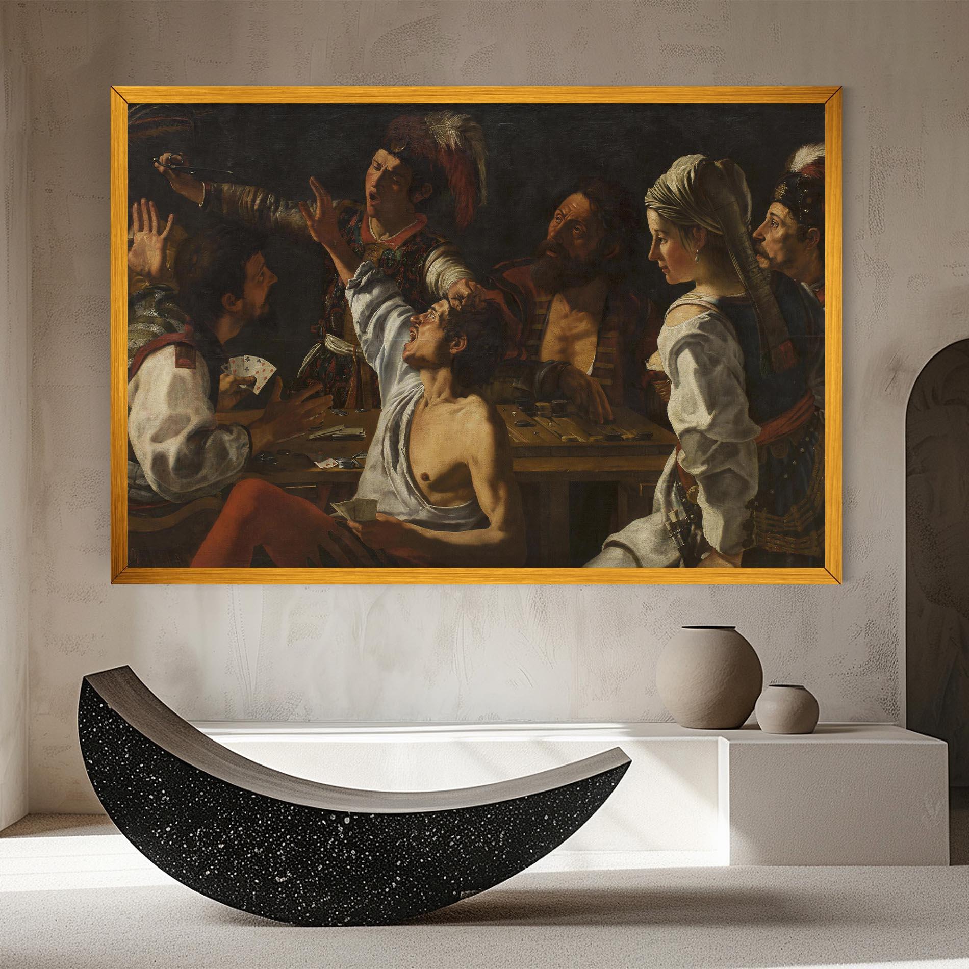 Leinwandbild Rombouts Backgammon mockup 8