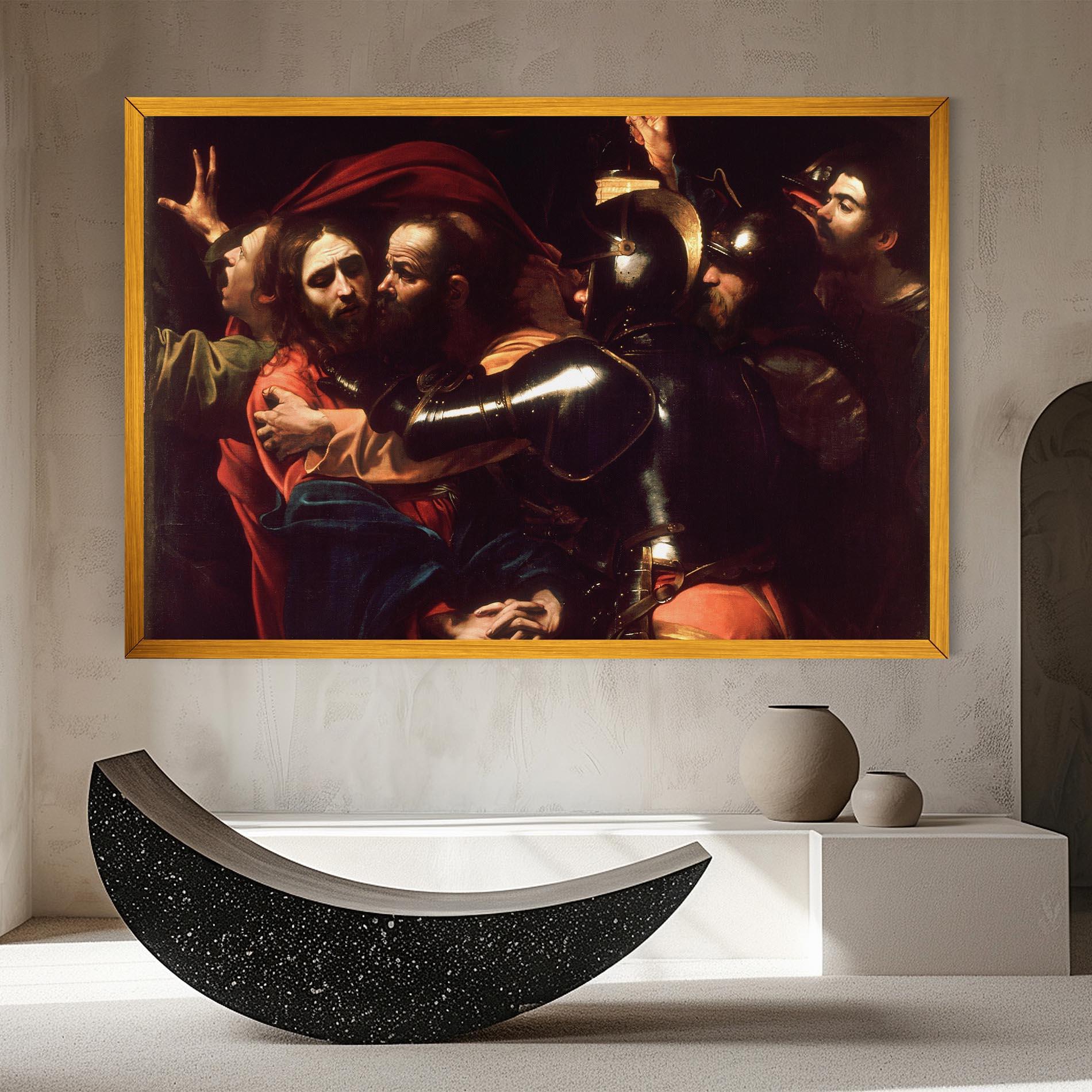 Leinwandbild The Taking Of Christ mockup 8