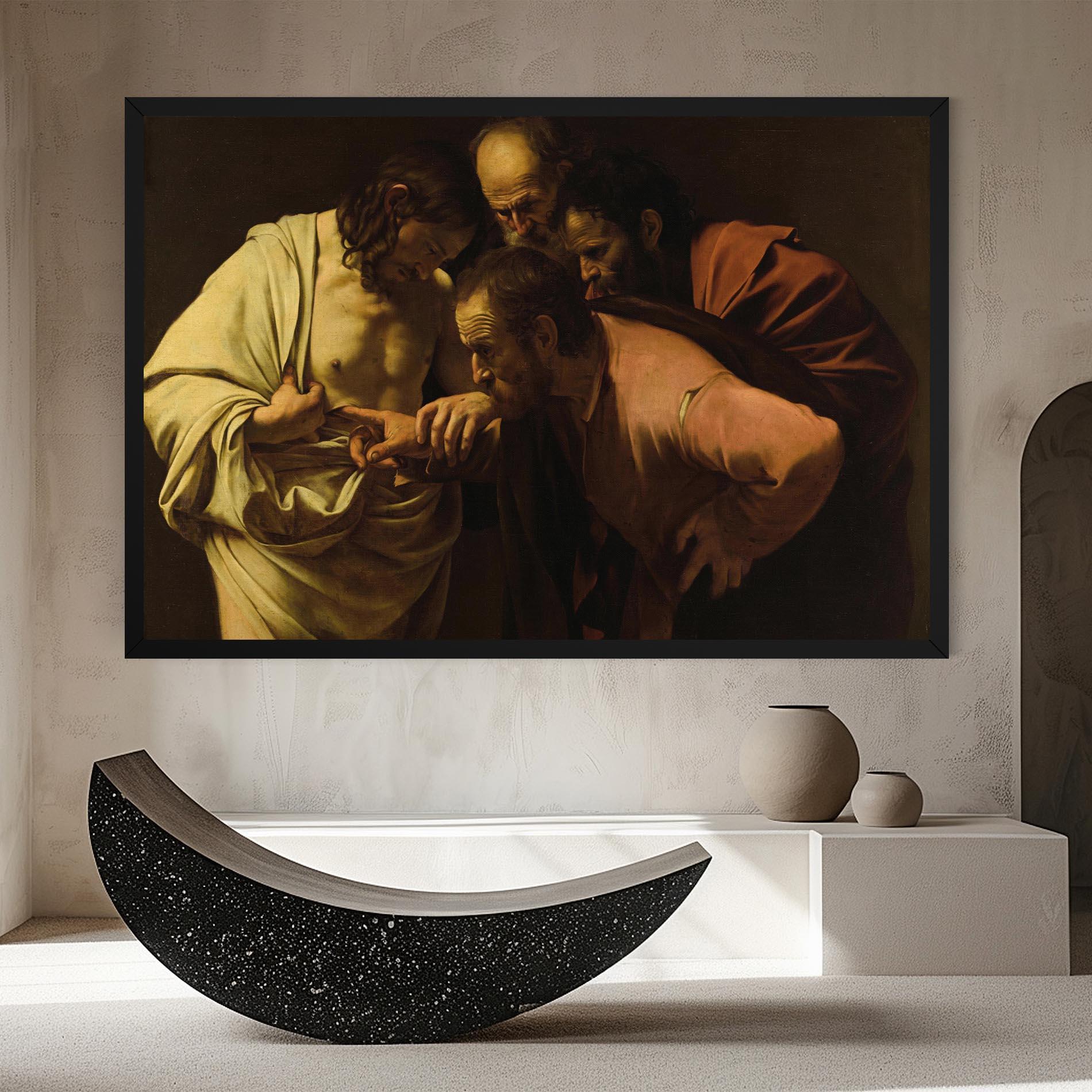 Leinwandbild Der Unglaubige Thomas mockup 8