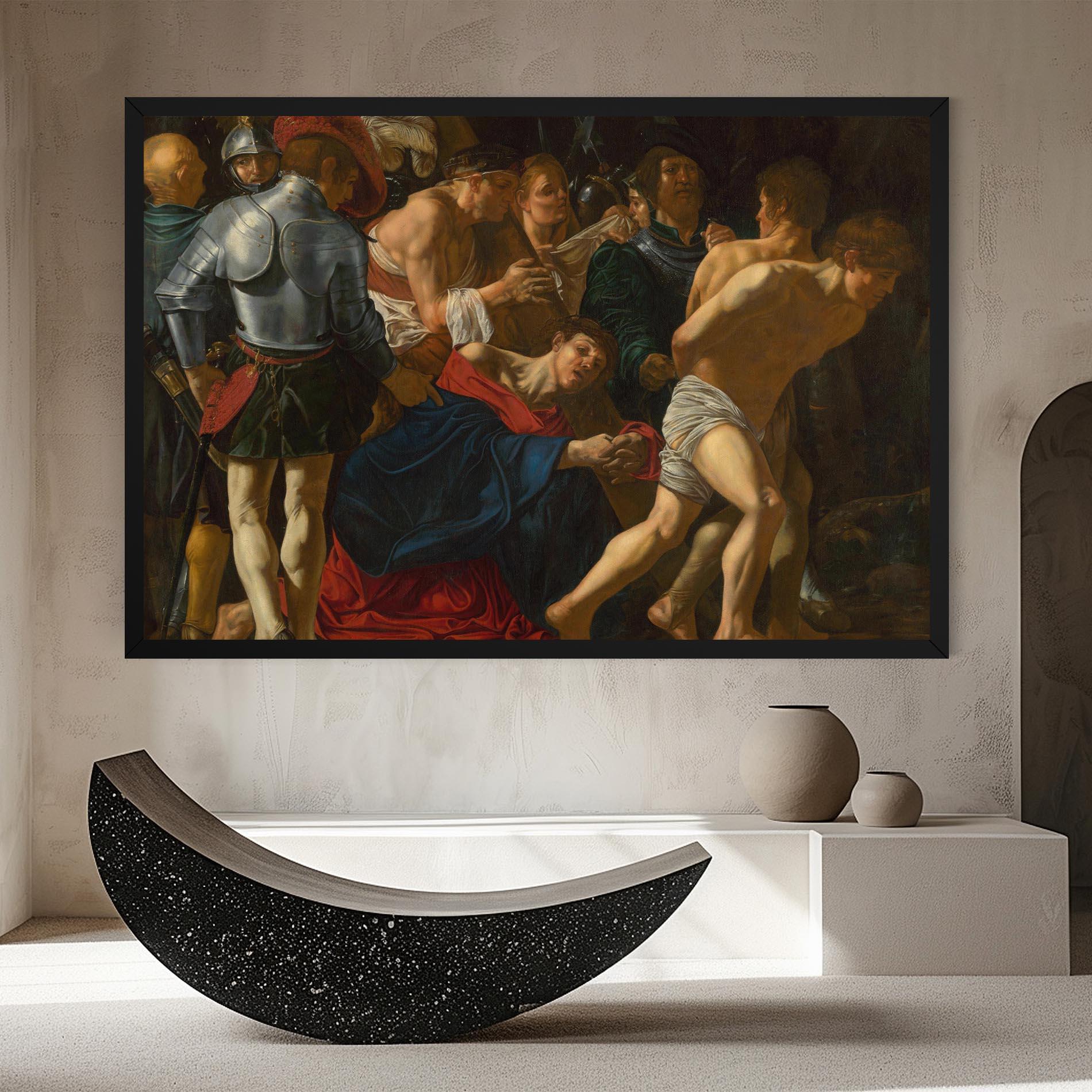 Leinwandbild Fall Of Christ Calvary mockup 8