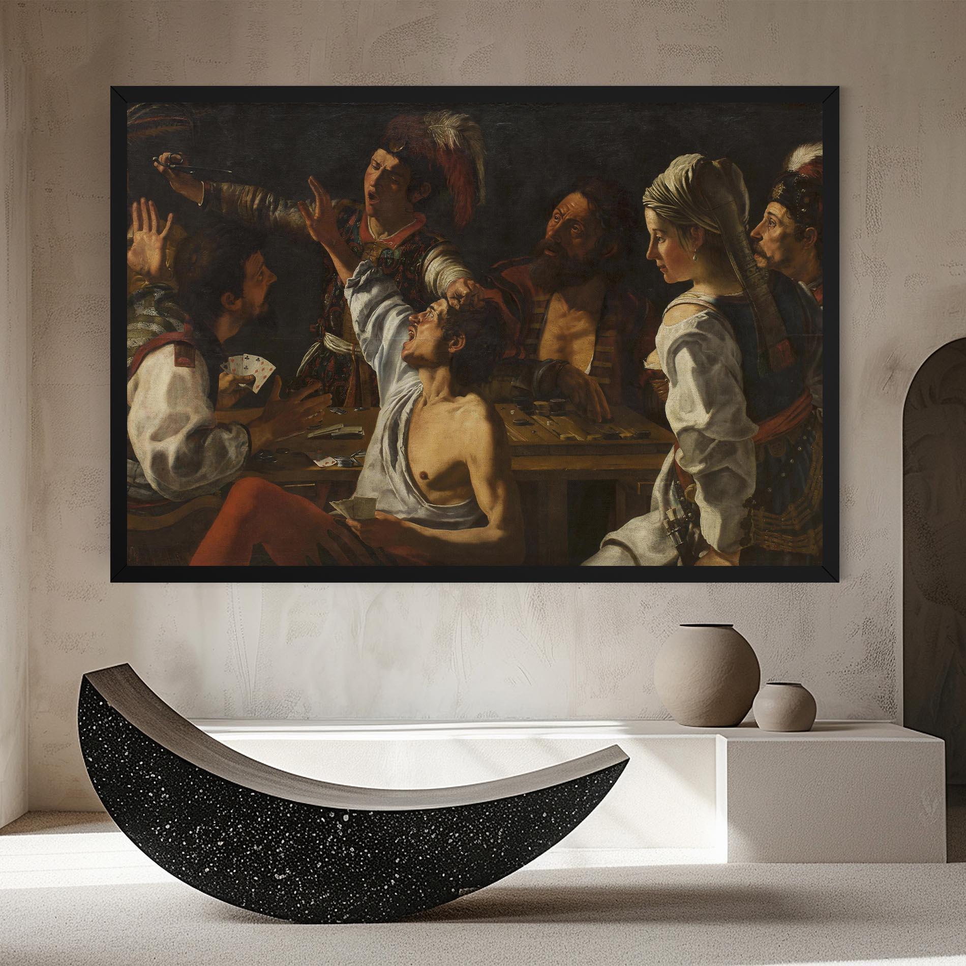 Leinwandbild Rombouts Backgammon mockup 8