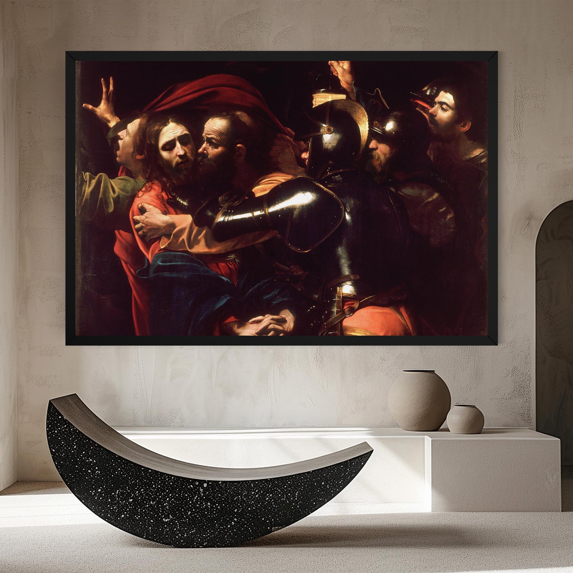 Leinwandbild The Taking Of Christ mockup 8