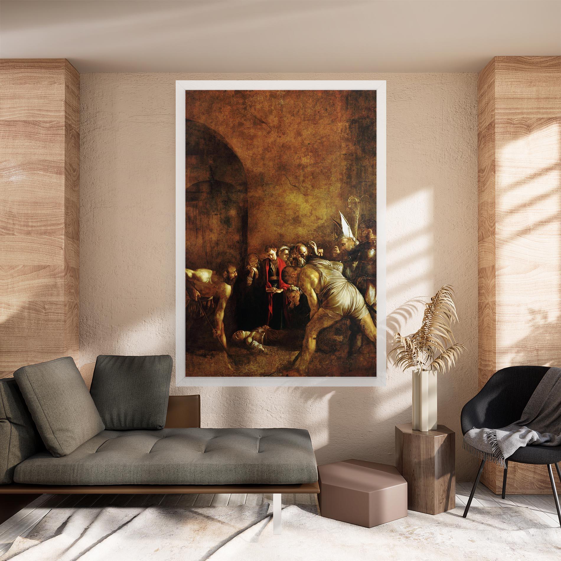 Leinwandbild Burial Of Saint Lucy mockup 8