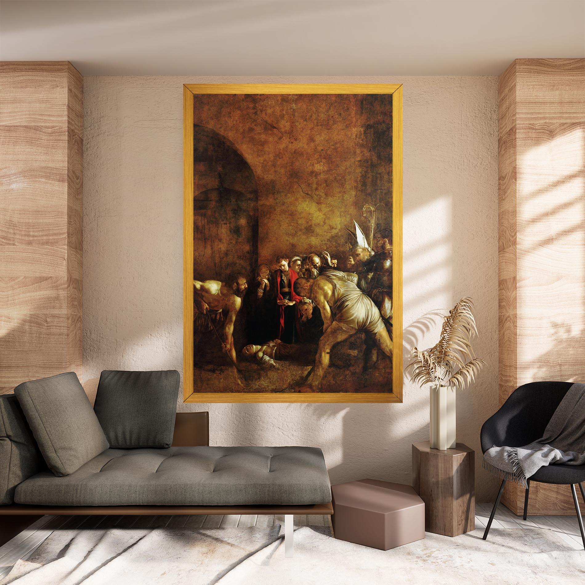 Leinwandbild Burial Of Saint Lucy mockup 8