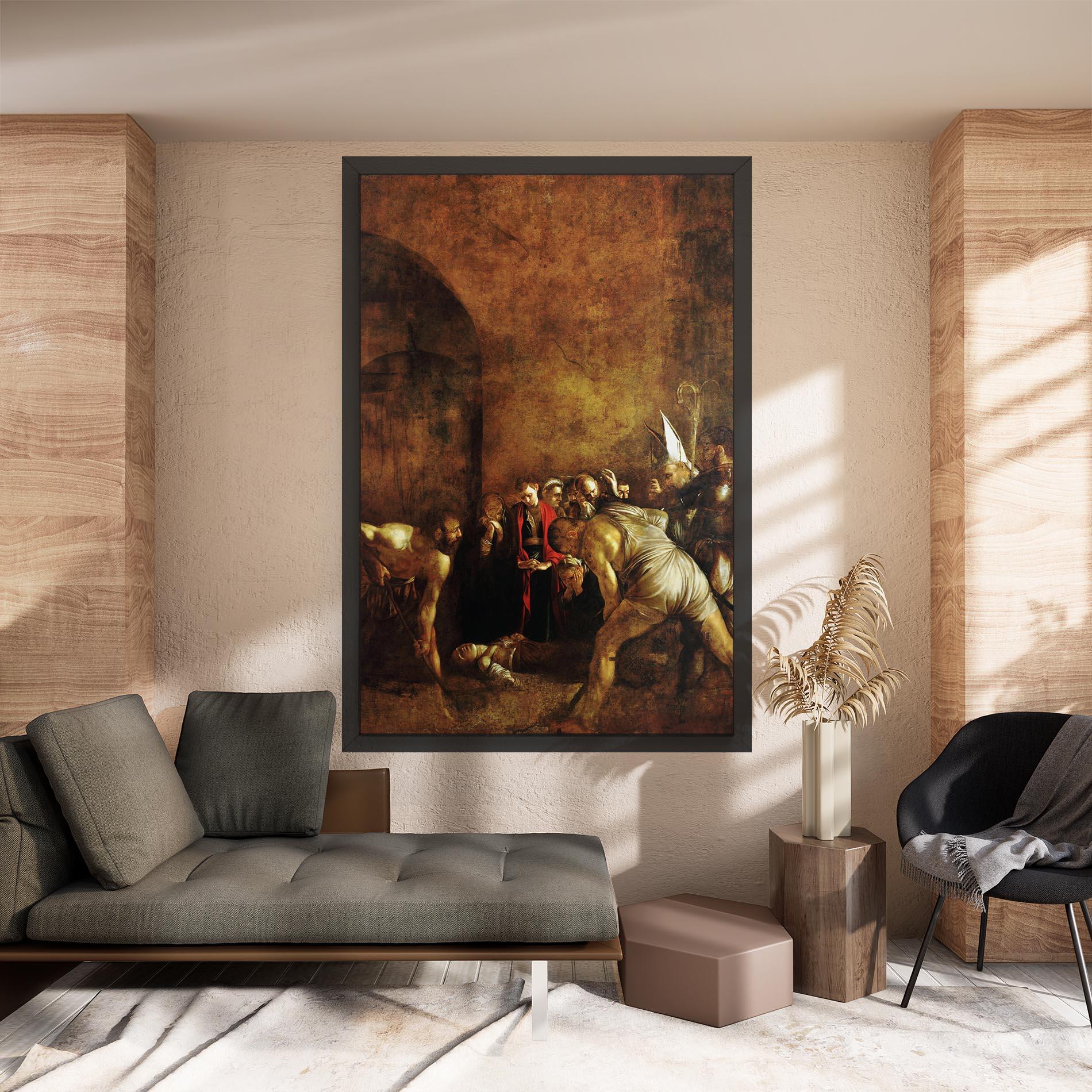 Leinwandbild Burial Of Saint Lucy mockup 8