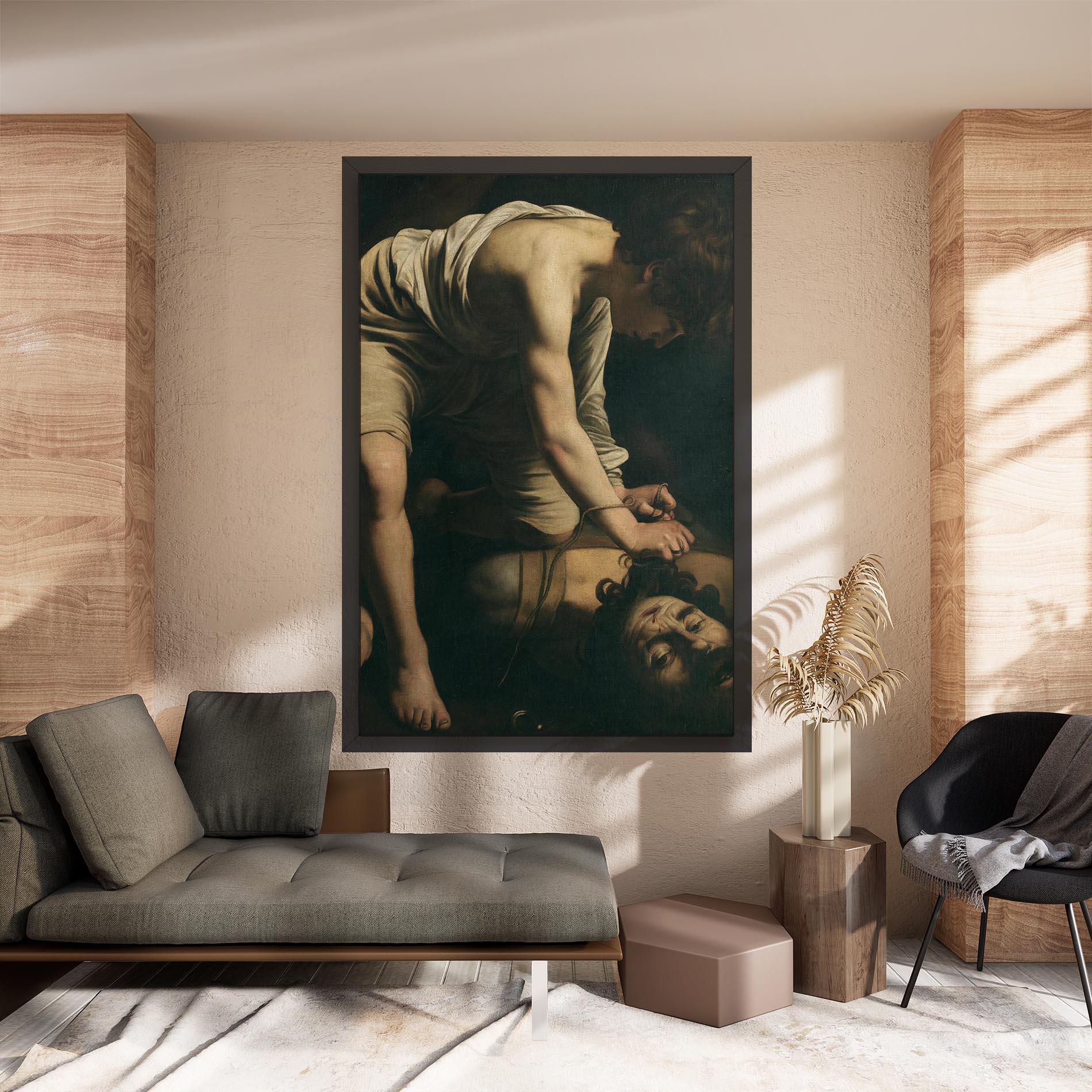 Leinwandbild David And Goliath mockup 8