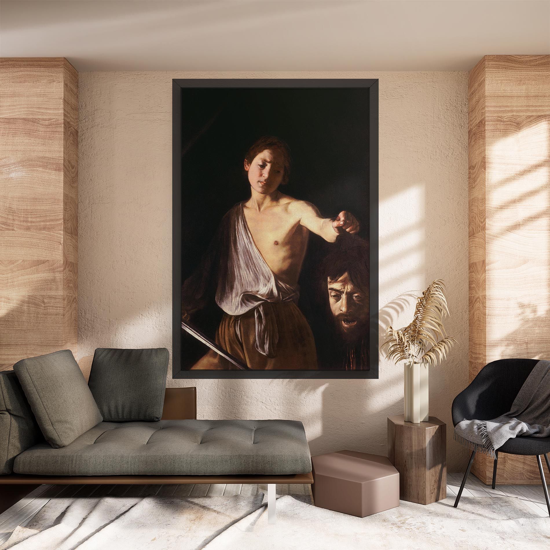 David With The Head Of Goliath mockup 8