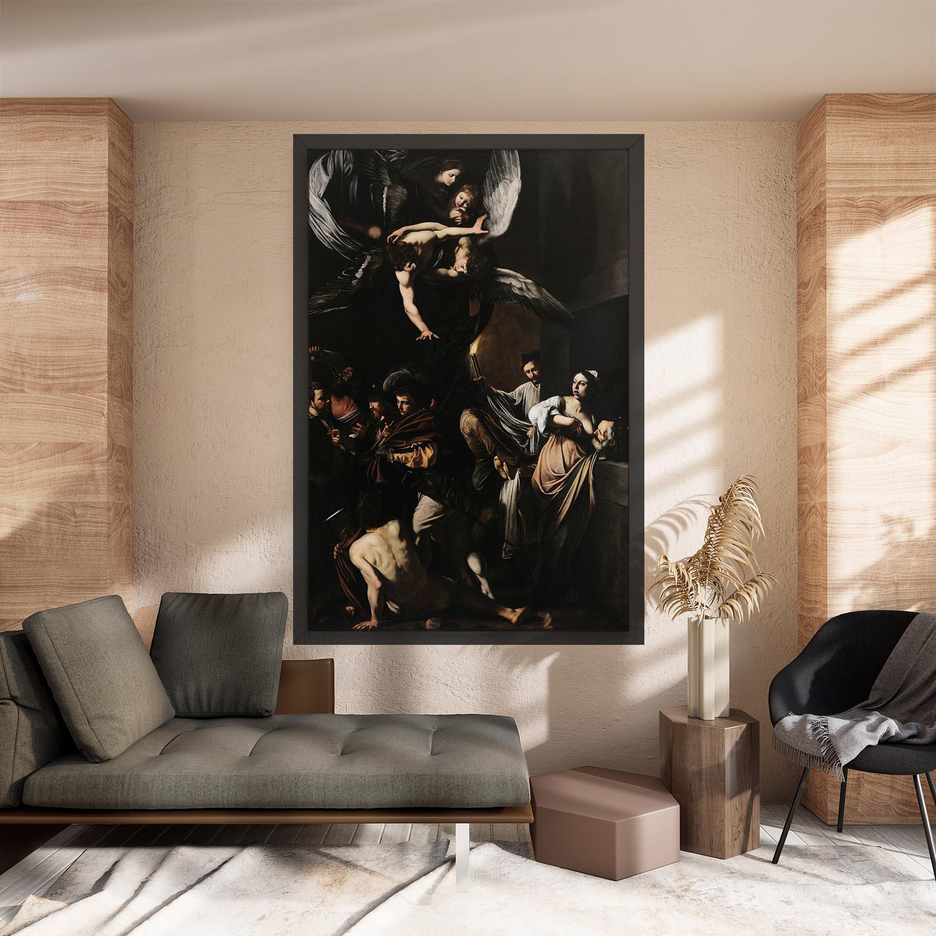 Leinwandbild Sette Opere Di Misericordia mockup 8