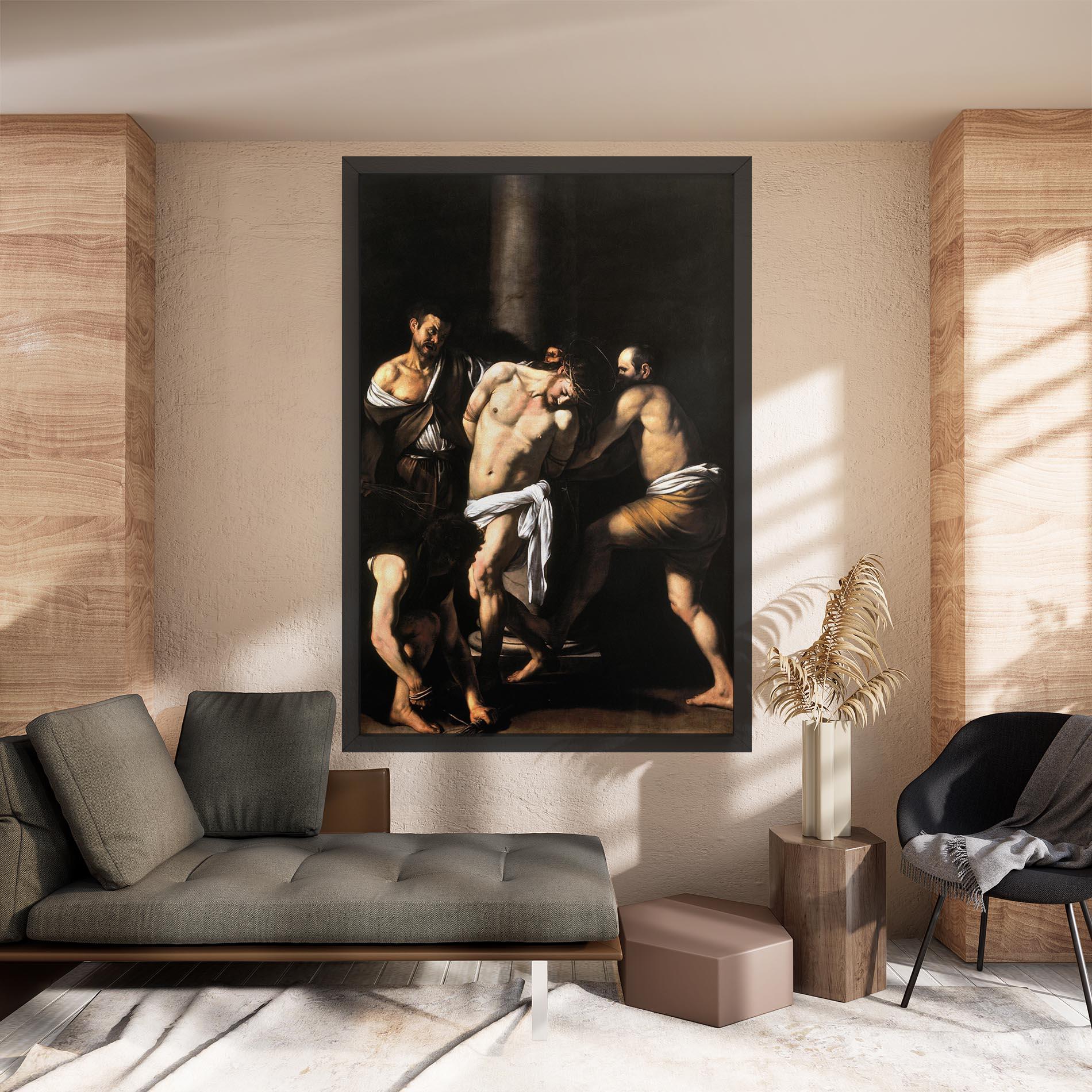 Leinwandbild The Flagellation Of Christ mockup 8