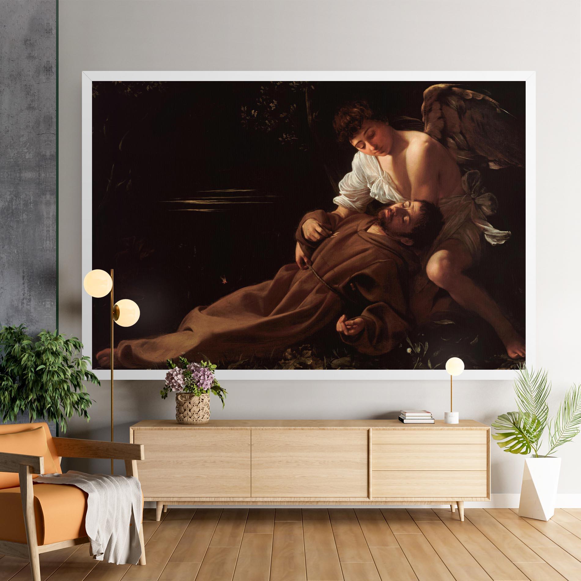 Leinwandbild Francis Of Assisi In Ecstasy mockup 9