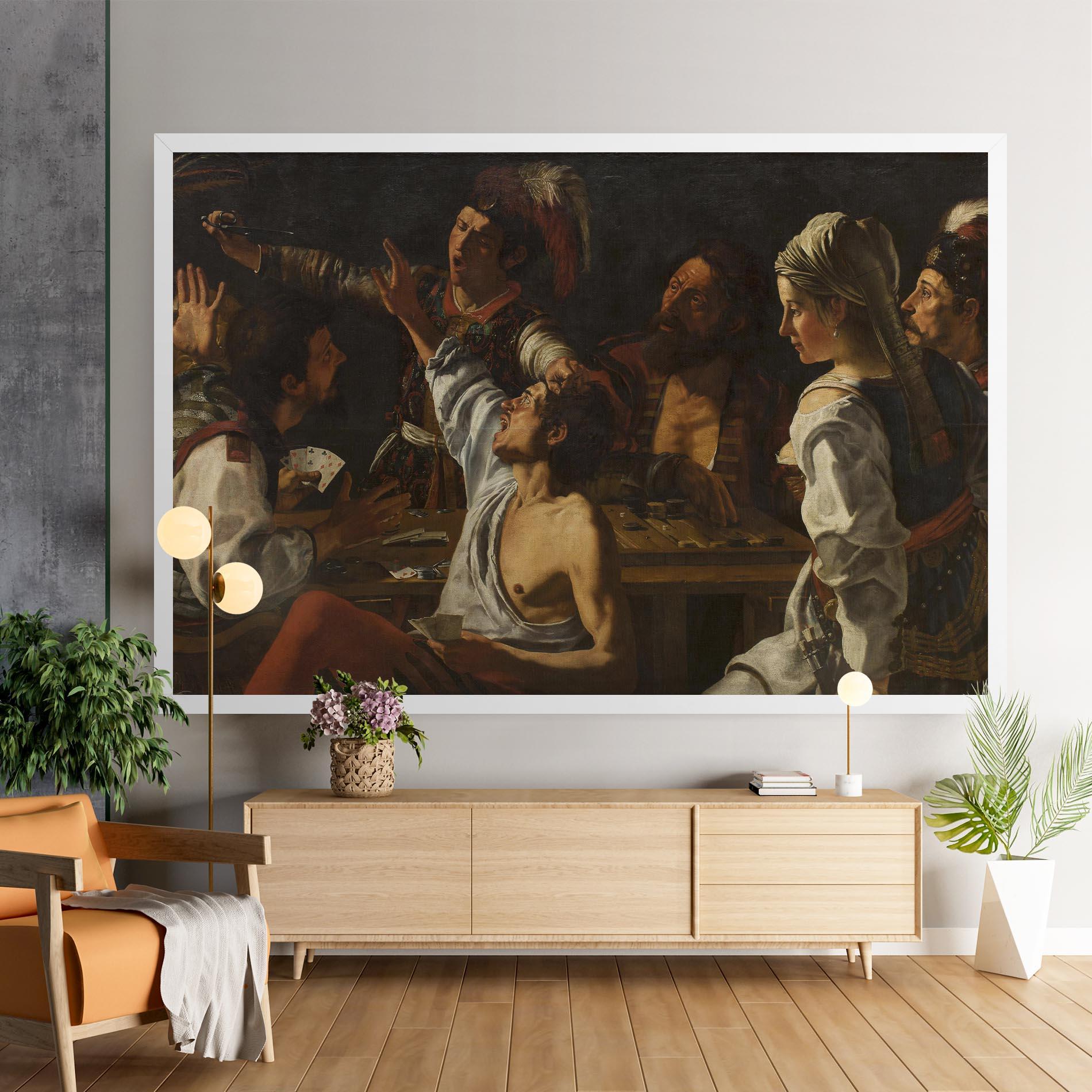 Leinwandbild Rombouts Backgammon mockup 9