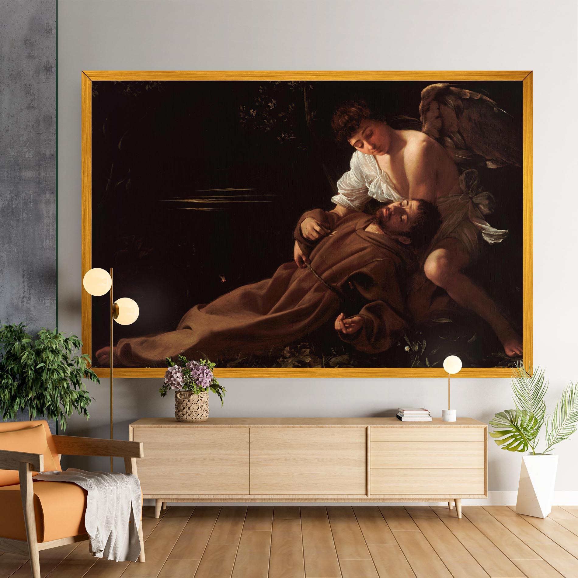 Leinwandbild Francis Of Assisi In Ecstasy mockup 9